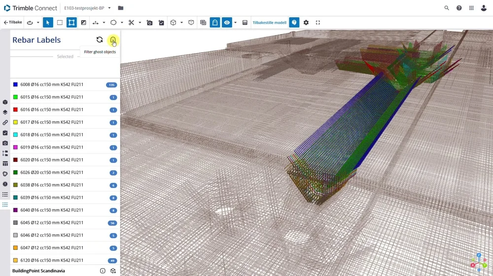 Rebar Labels extension for Trimble Connect - version 2.0 out now ...