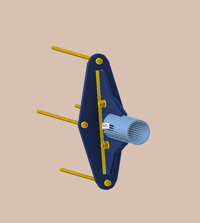 Compression rod and lateral-torsional bracing between glued-laminated timber beams