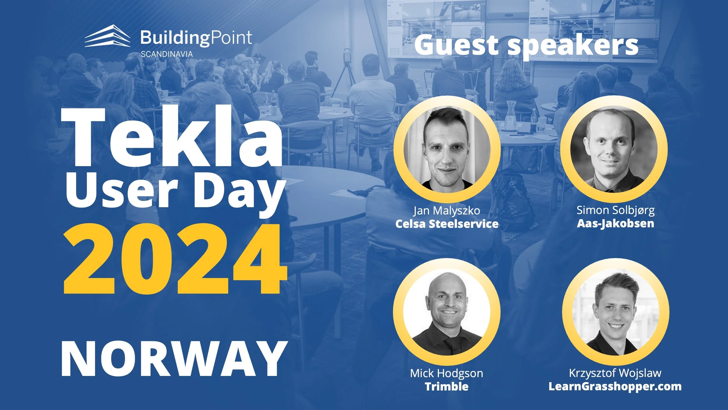 Tekla User Days Norway 2024 – meet the speakers!