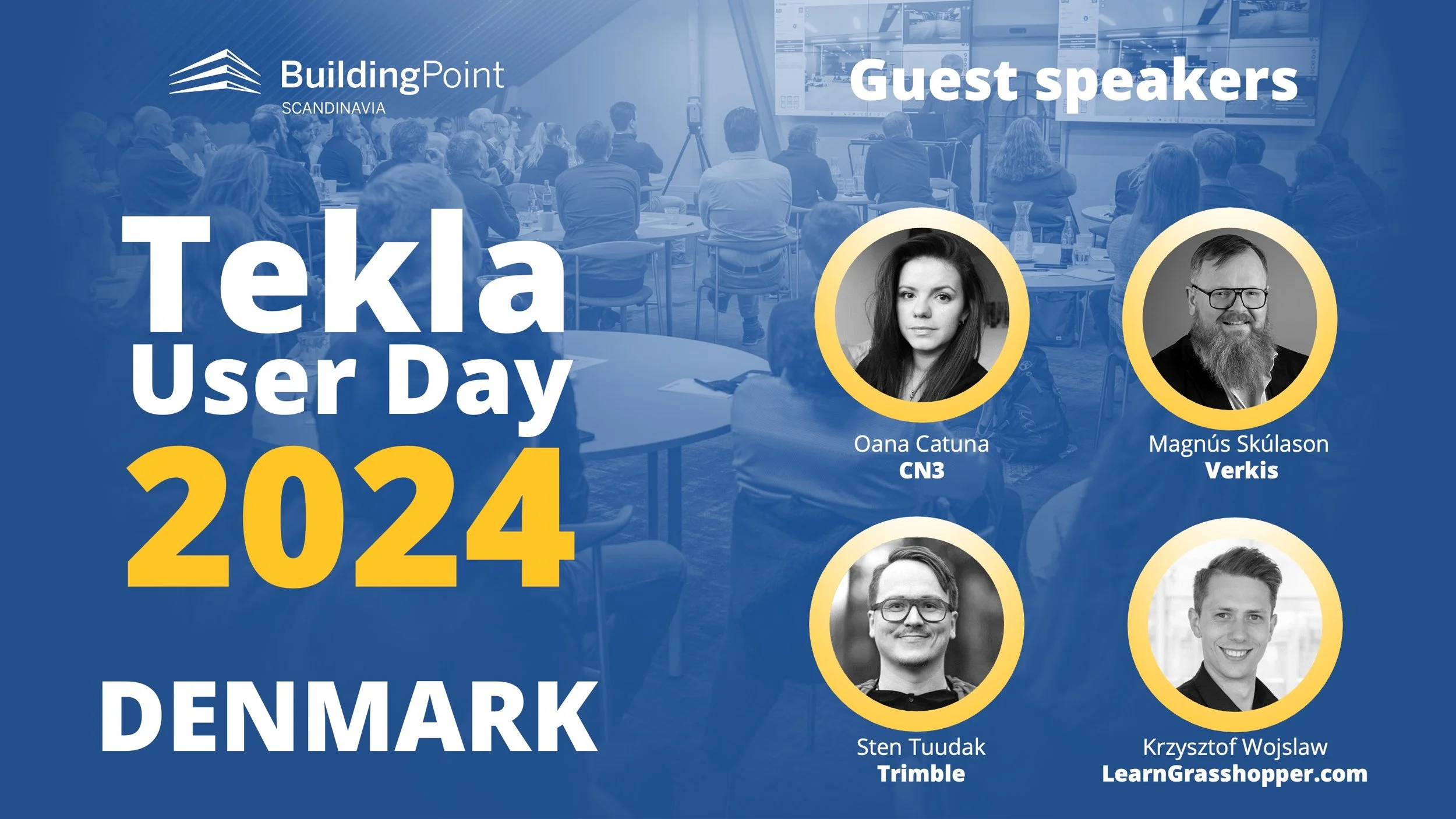 Tekla User Days Denmark 2024 – meet the speakers!