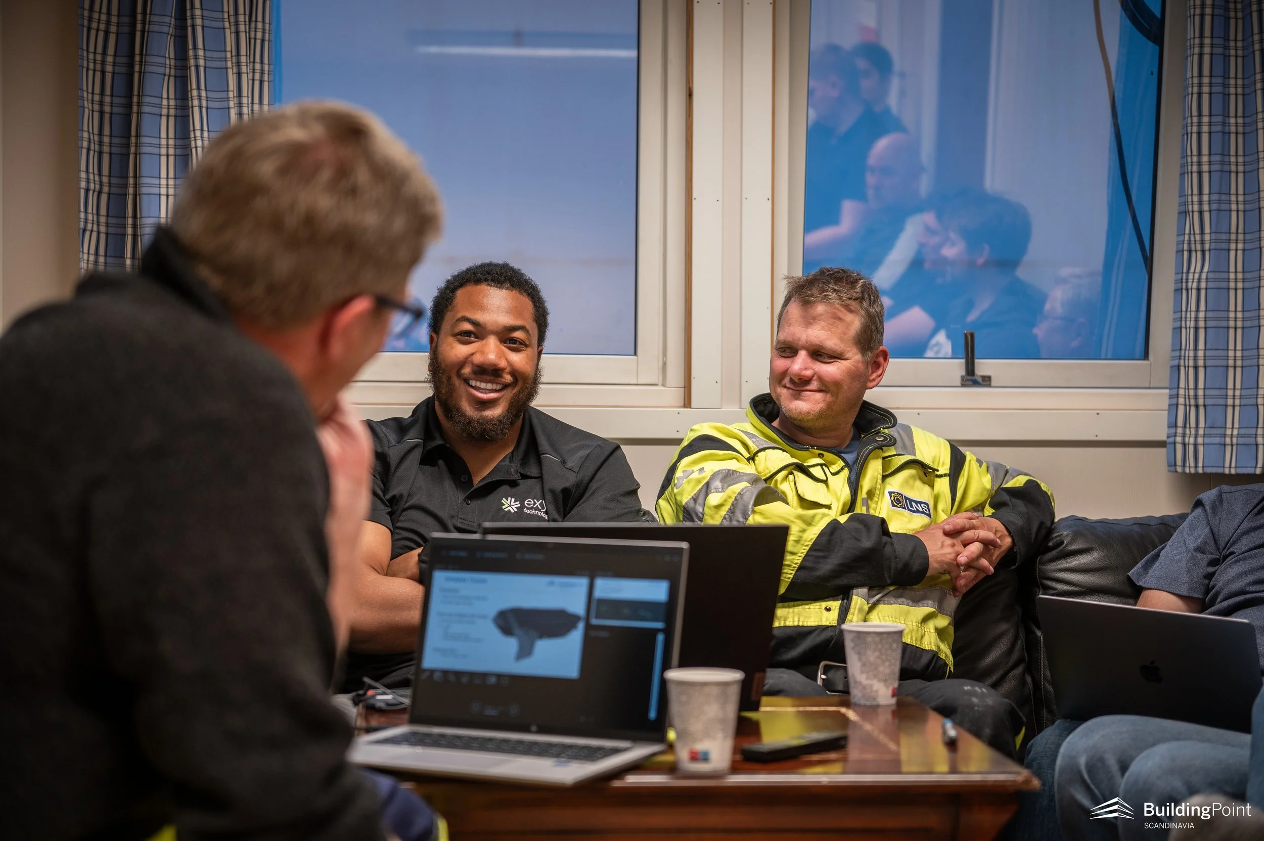 Dirk Niemann (LNS) and Curtis Linto (Exyn)