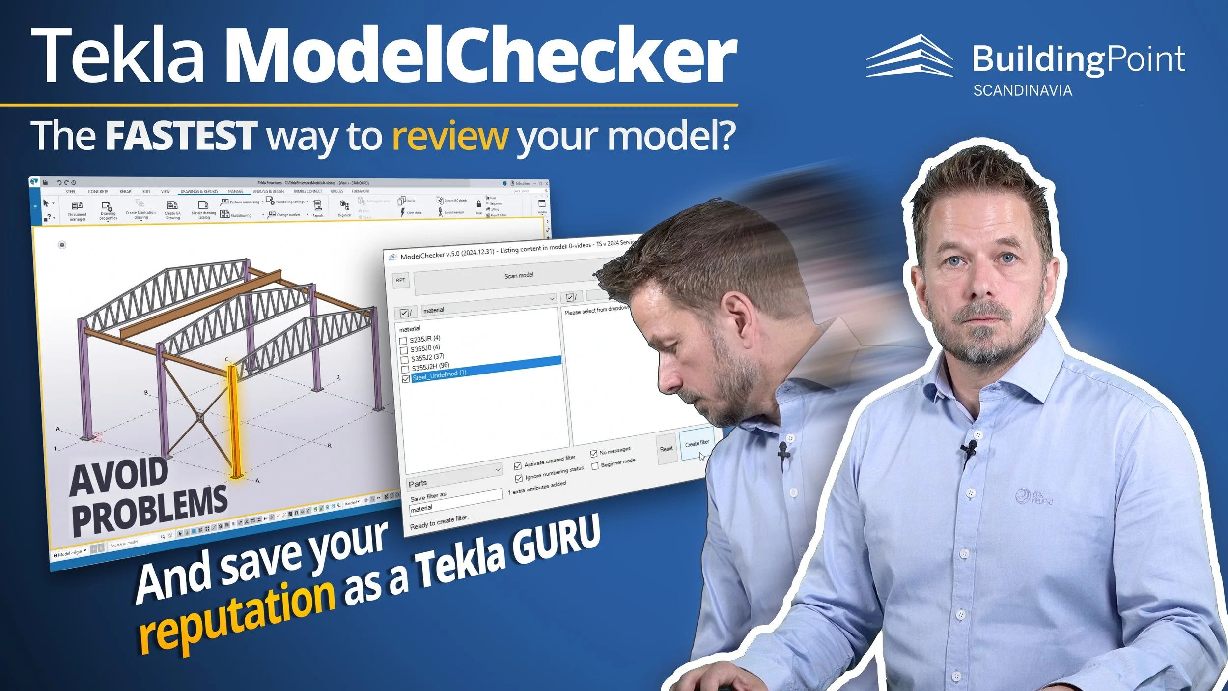 Optimizing your BIM model review with Tekla ModelChecker!