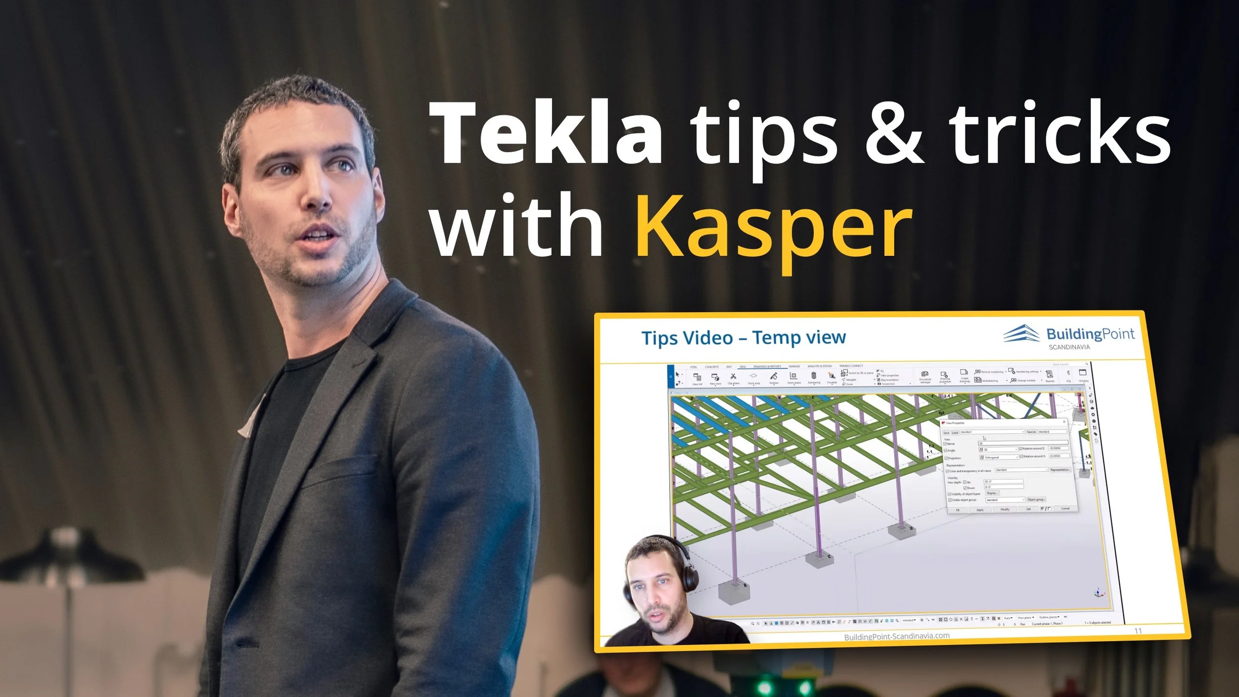 Tekla tips &amp; tricks with Kasper!