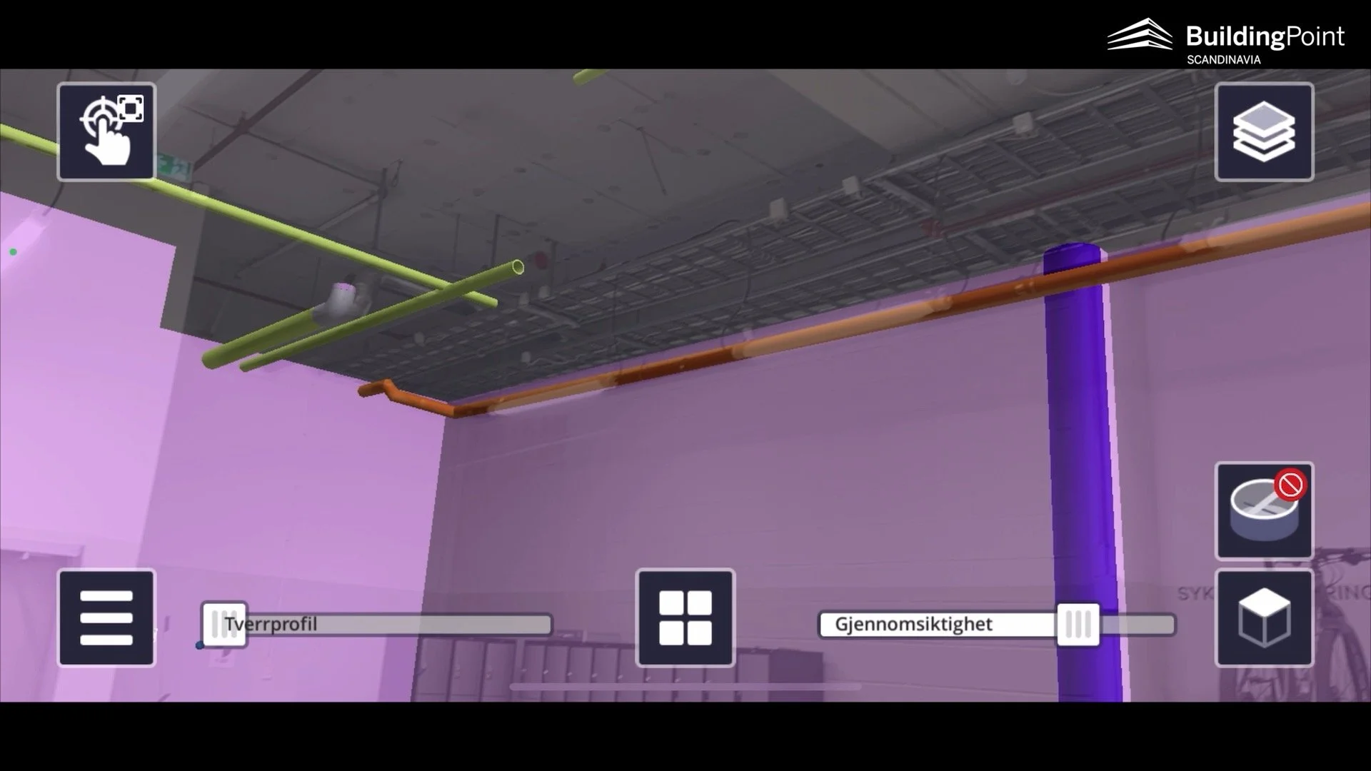 View the AR model on top of the real world