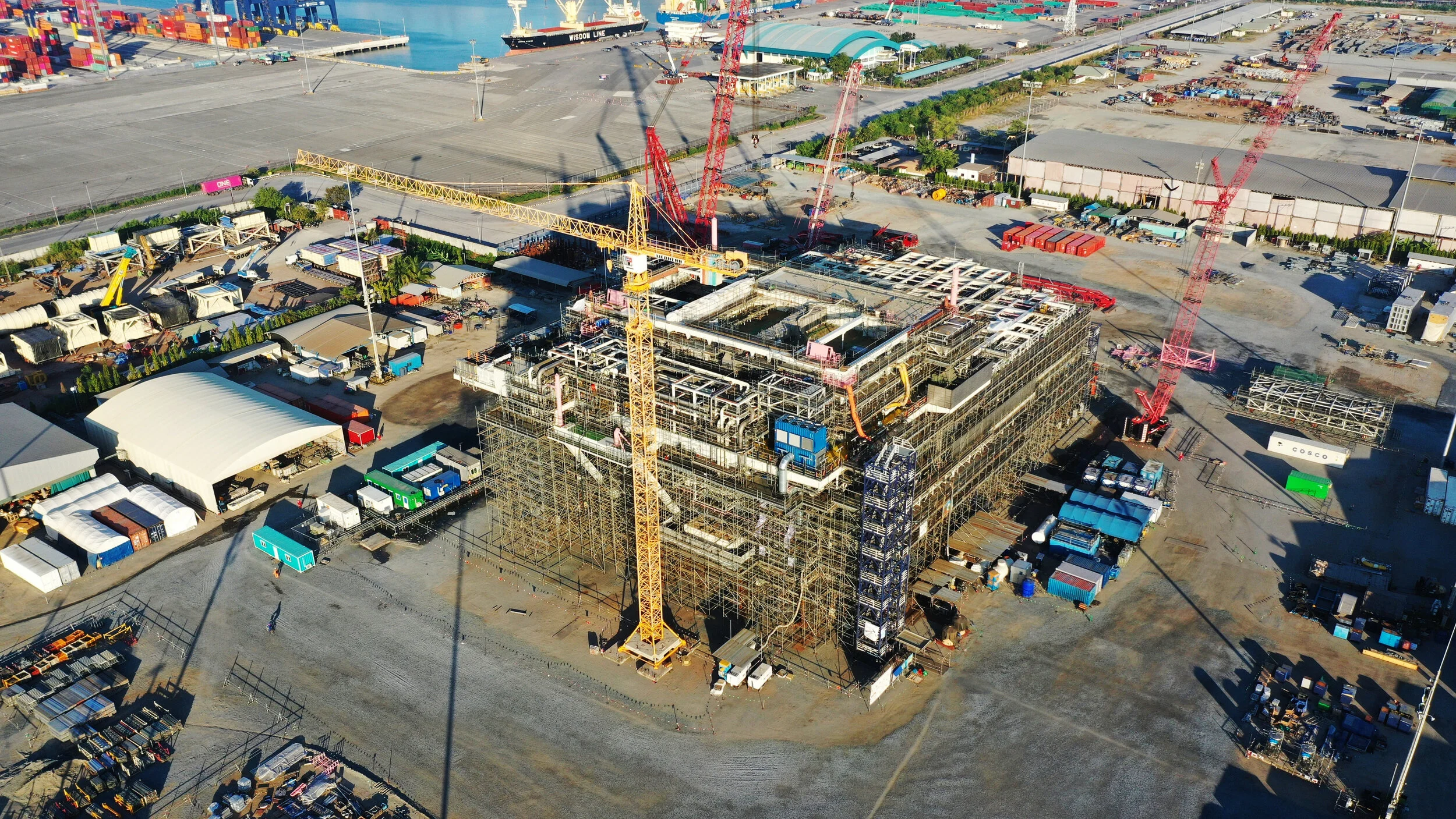 IMAGE: The MSF module for the Johan Sverdrup P2 platform.  Photo: Aibel