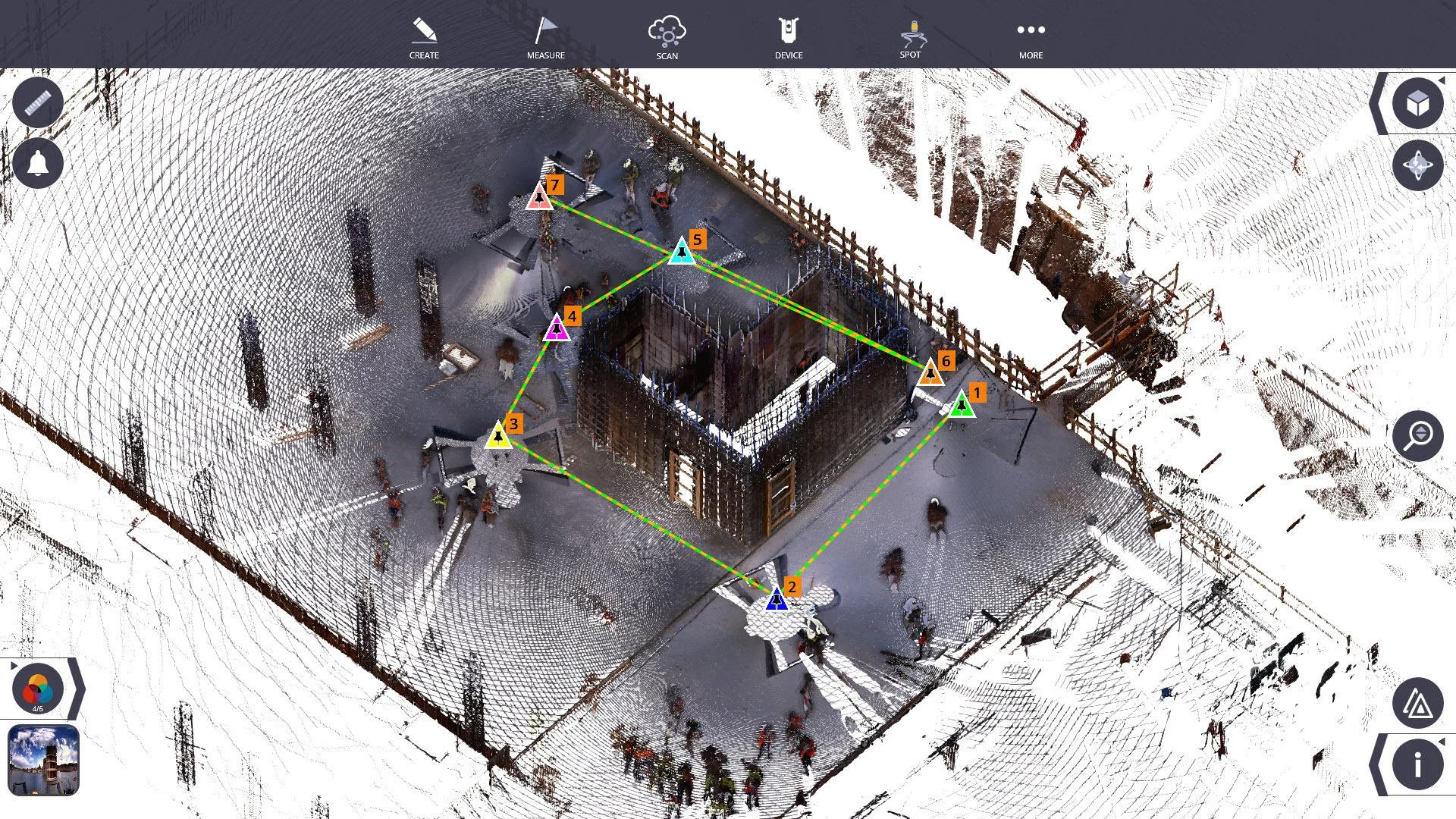 FieldLink software 3D graphics captured by Spot