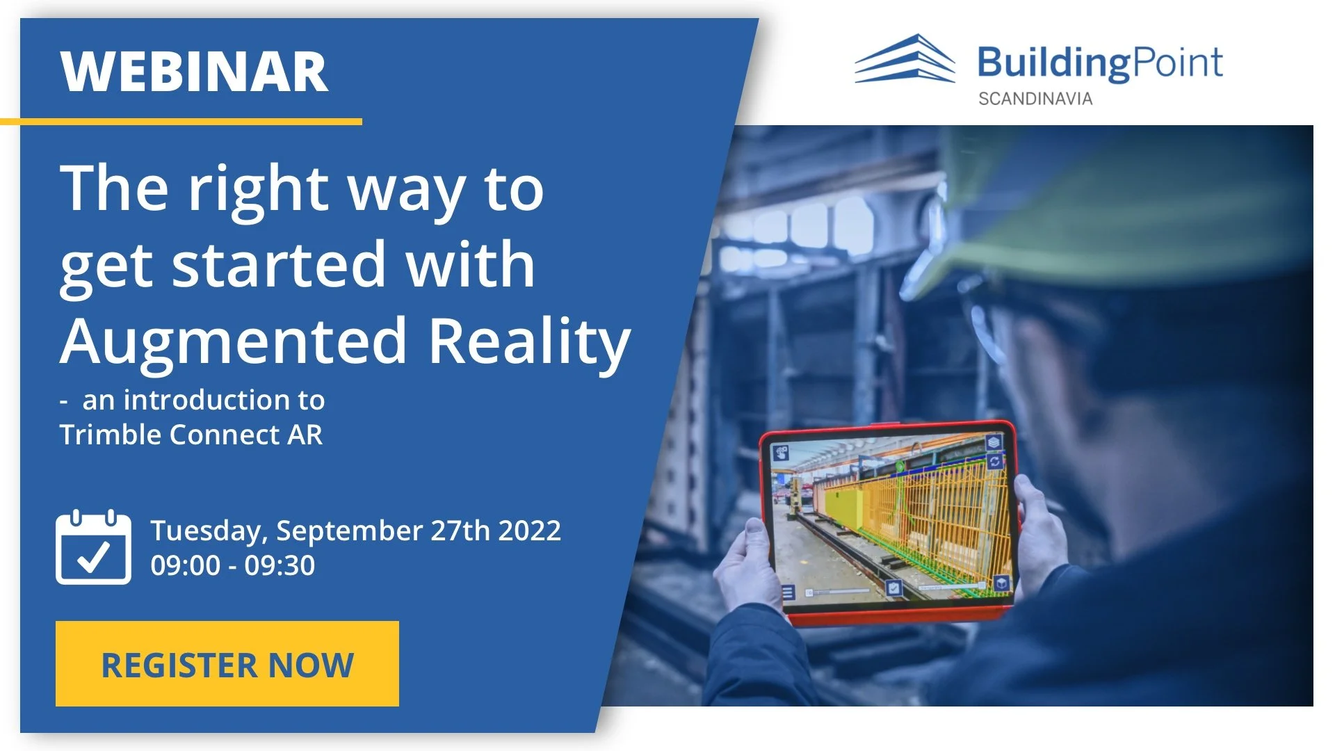 WEBINAR: The RIGHT way to get started with Augmented Reality - an intro to Trimble Connect AR