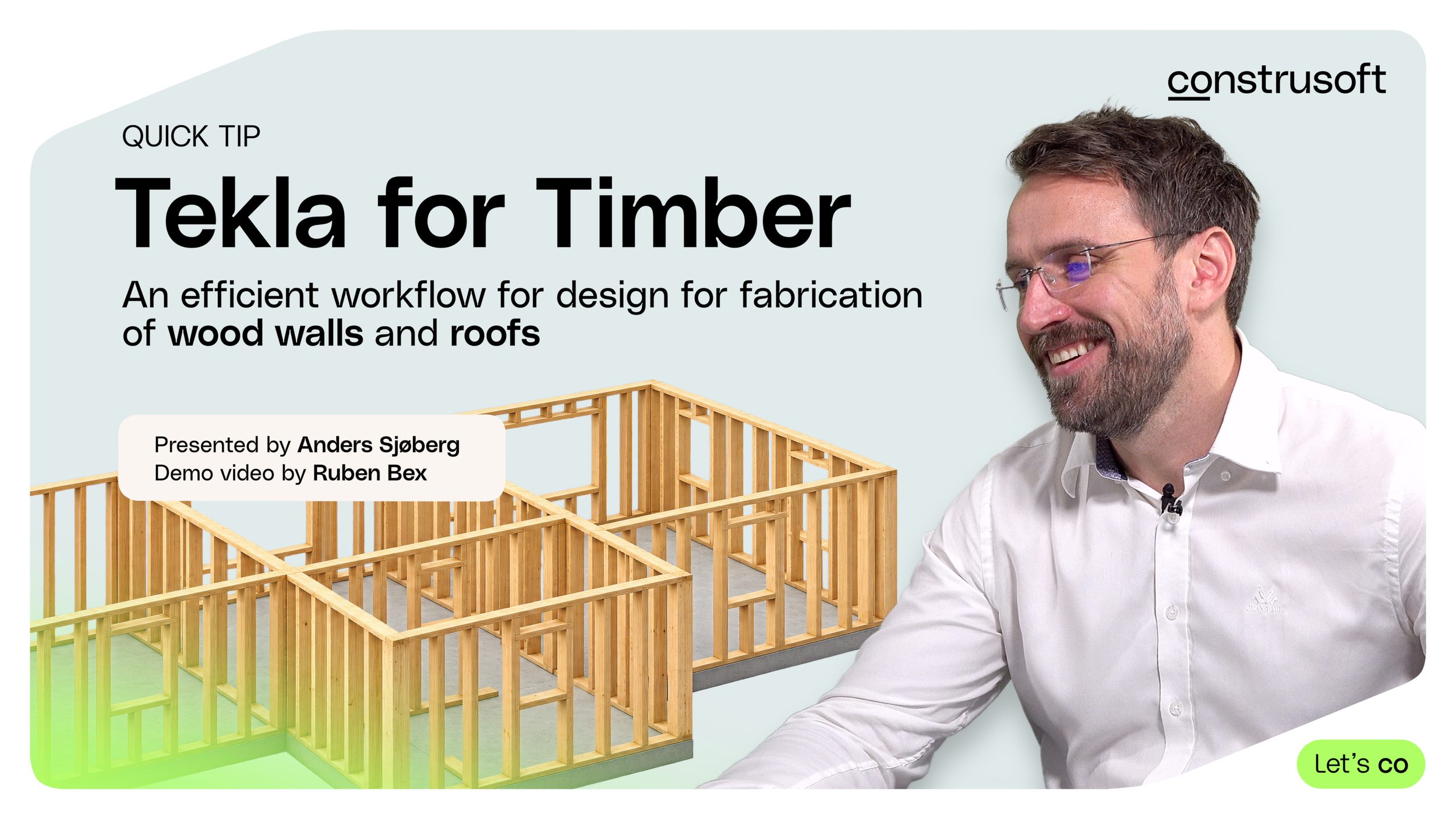 QUICK TIP: Timber frame modeling for fabrication with Tekla Structures