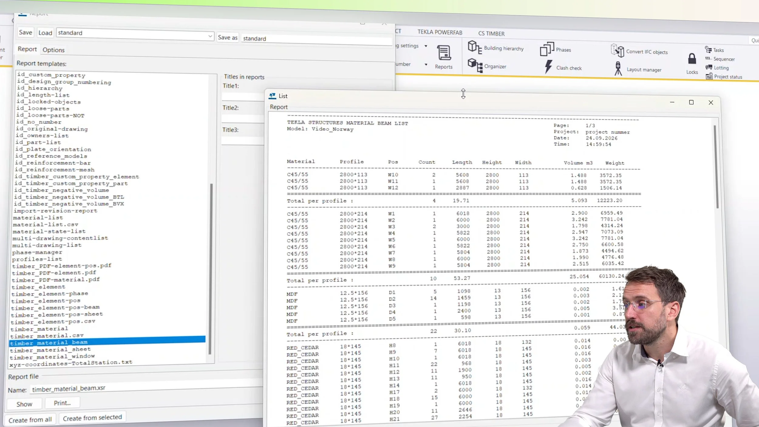 Construsoft Timber Bundle for Tekla Structures - reports.jpeg