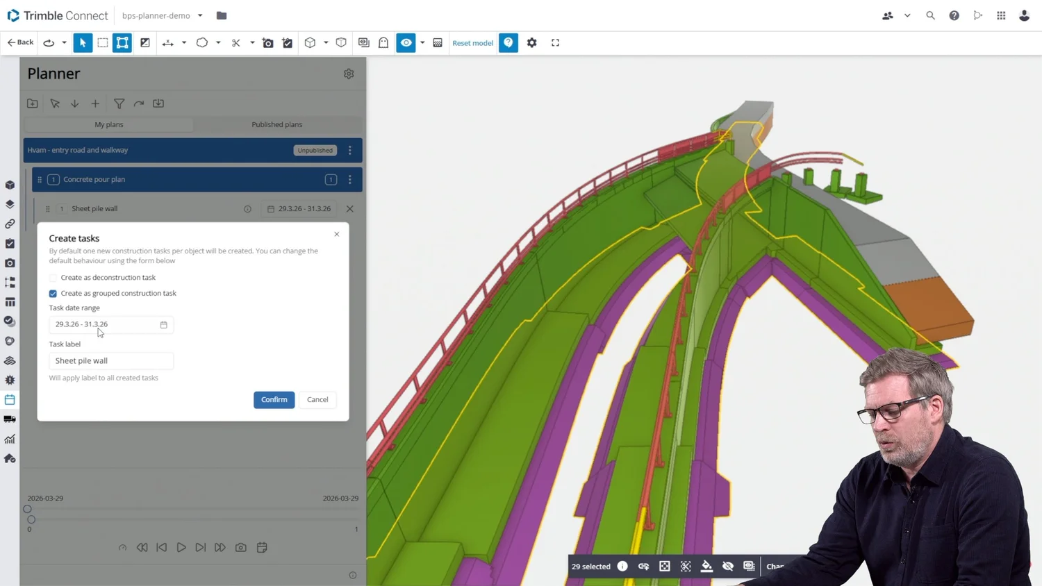 Get started with 4D construction planning with Trimble Connect Planner ...