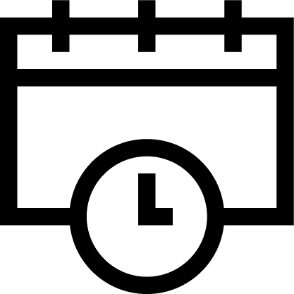 A vector illustration of a sleek, futuristic, black robotic dog with glowing eyes, standing on a white background.