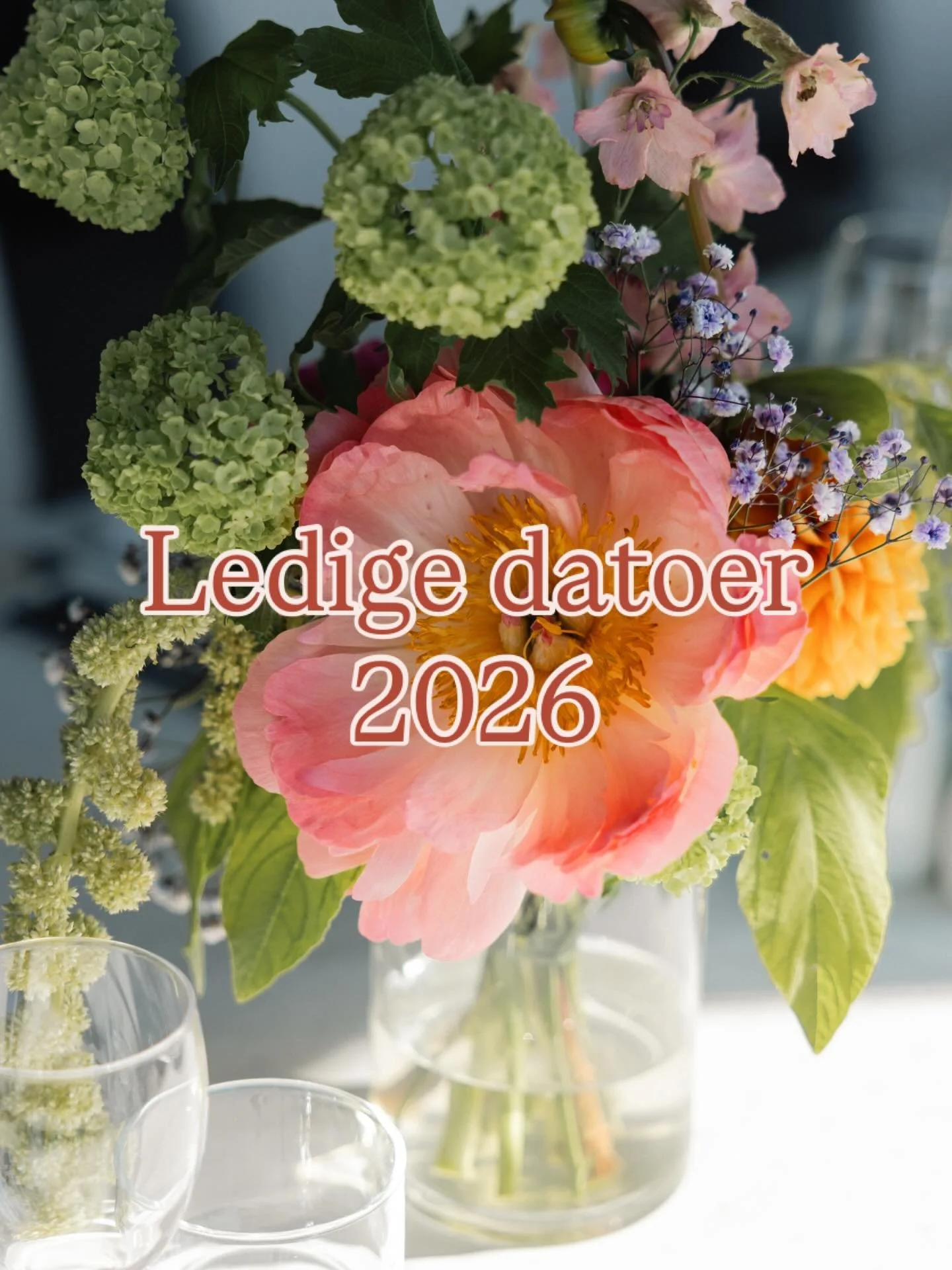 Oppdateres jevnlig ✨

Mange ledige fredager &amp; onsdager, send melding! 👋🏻

April:
&bull; Alle helger [+]

Mai:
&bull; 02.05
&bull; 16.05

Juli:
&bull; 25.07

August:
&bull; 15.08
&bull; 22.08

September:
&bull; 19.09
&bull; 26.09

Oktober:
&bull