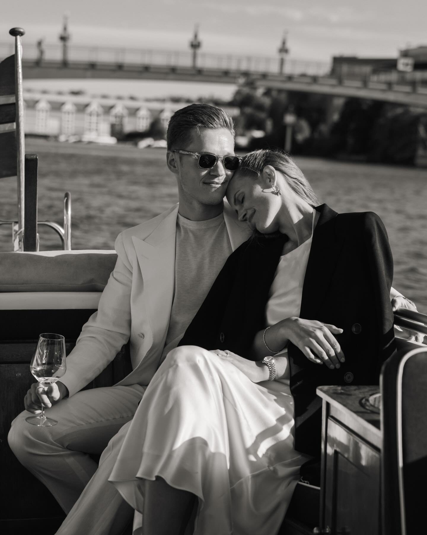 Fredag kveld f&oslash;r selve dagen ankom Kristine og Philipp sitt velkomstarrangement i stil! ⚓️