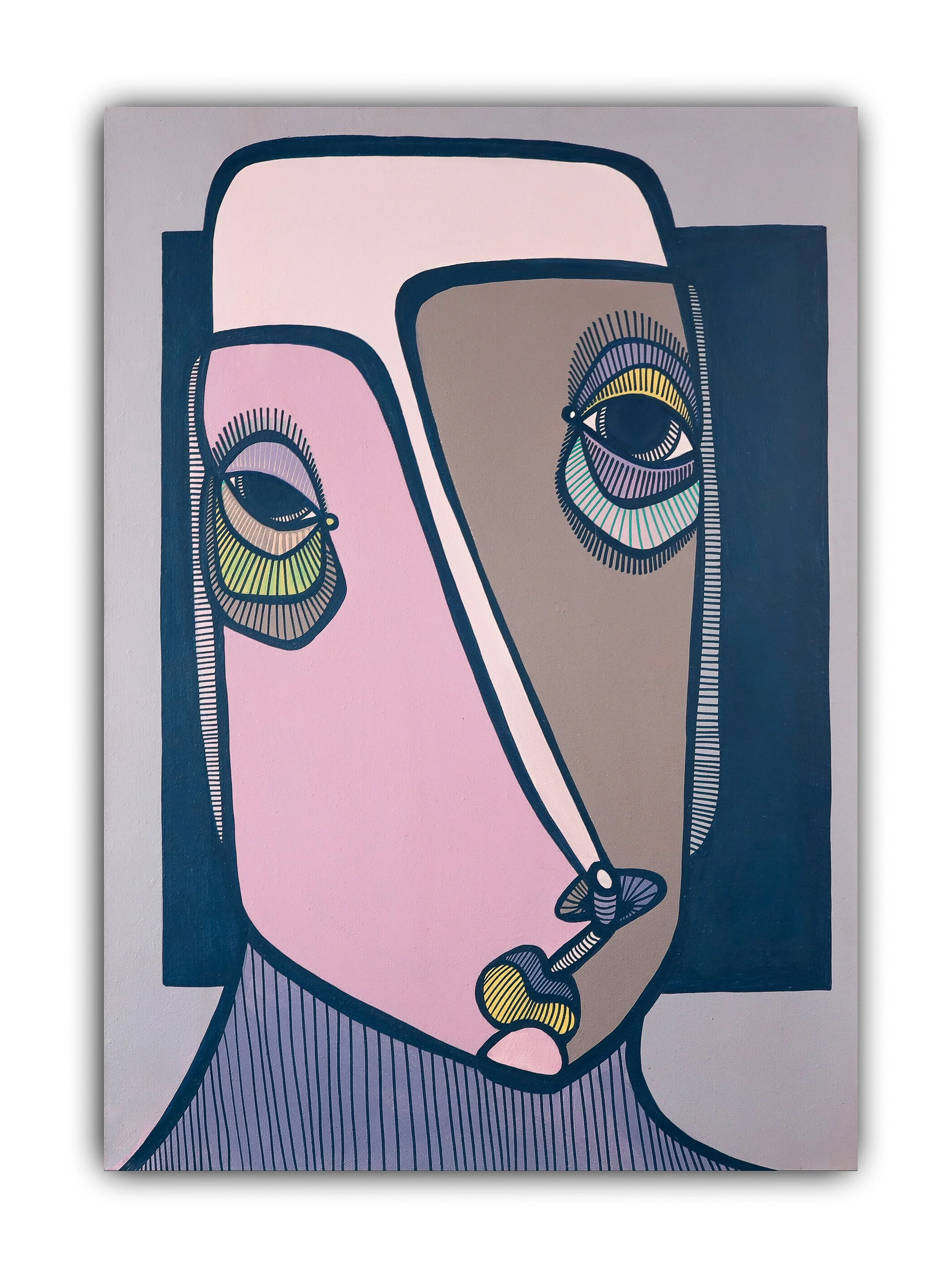 70 x 50 cm, acrylic & spray paint on canvas 1200 USD.JPG