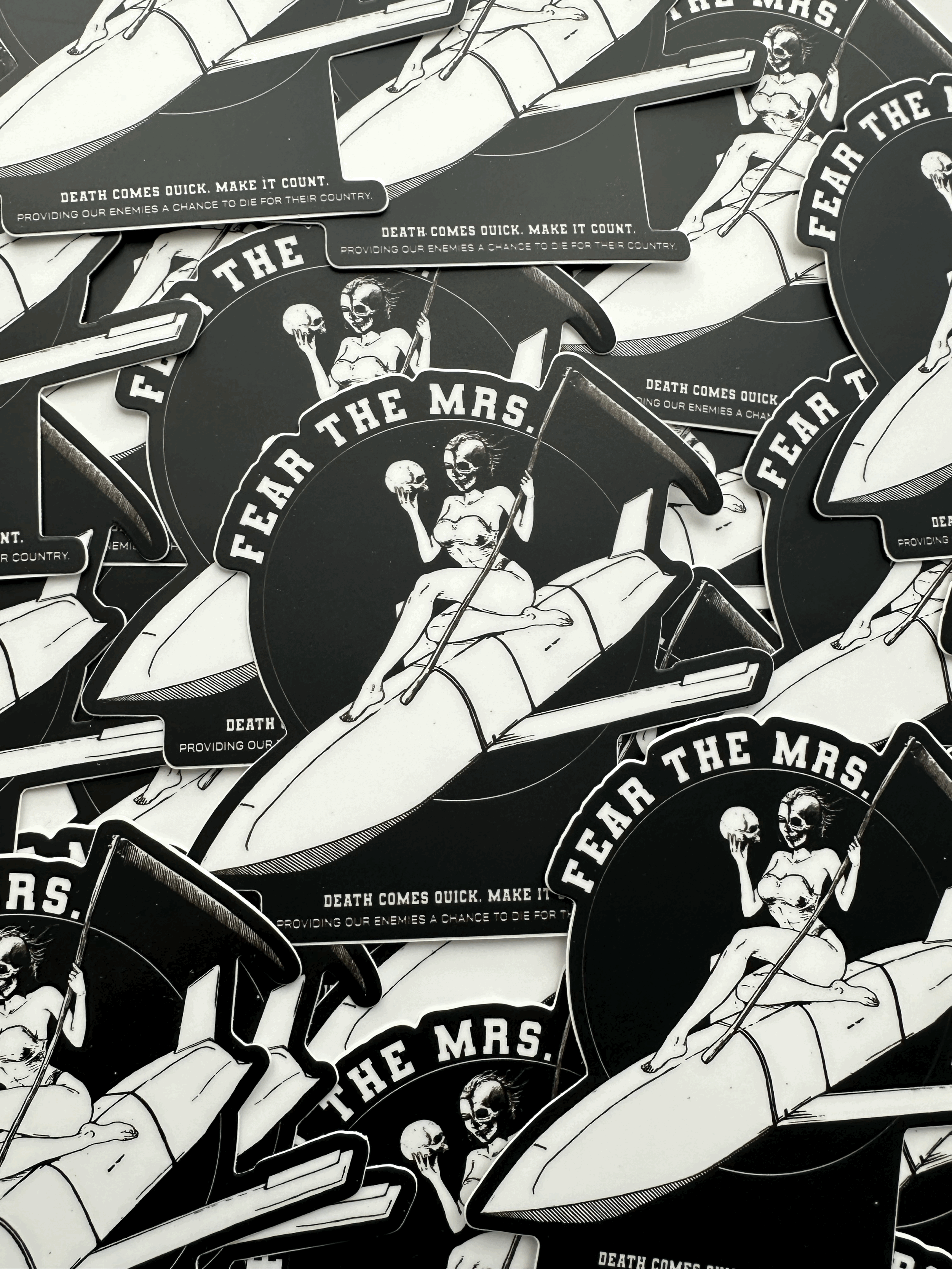 Fear The Mrs Sticker