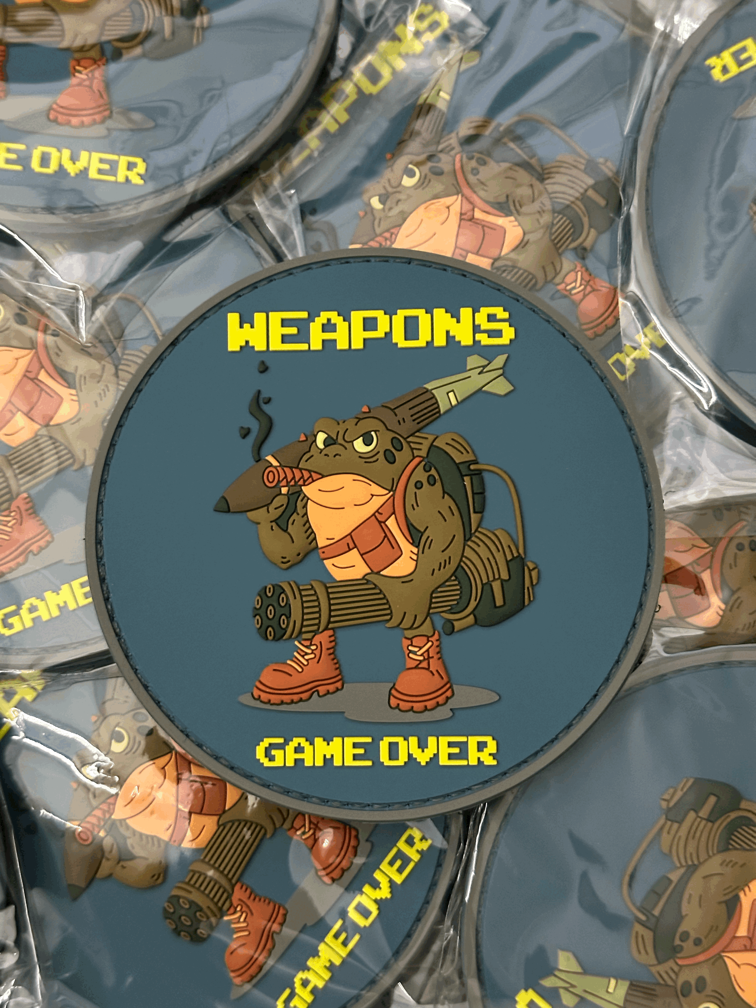 Game Over Toad PVC Patch