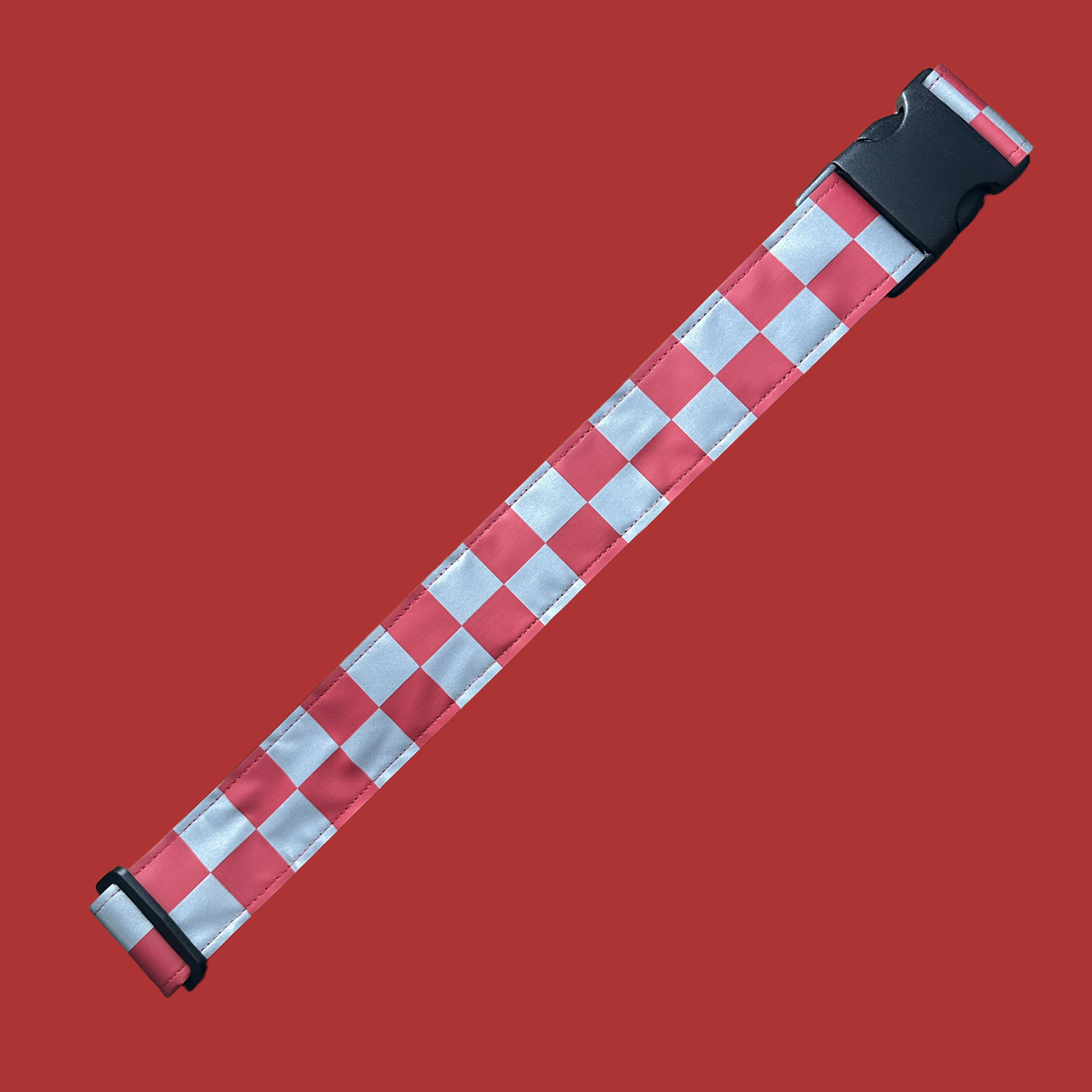 Premium Reflective Belts V1 Checker Red