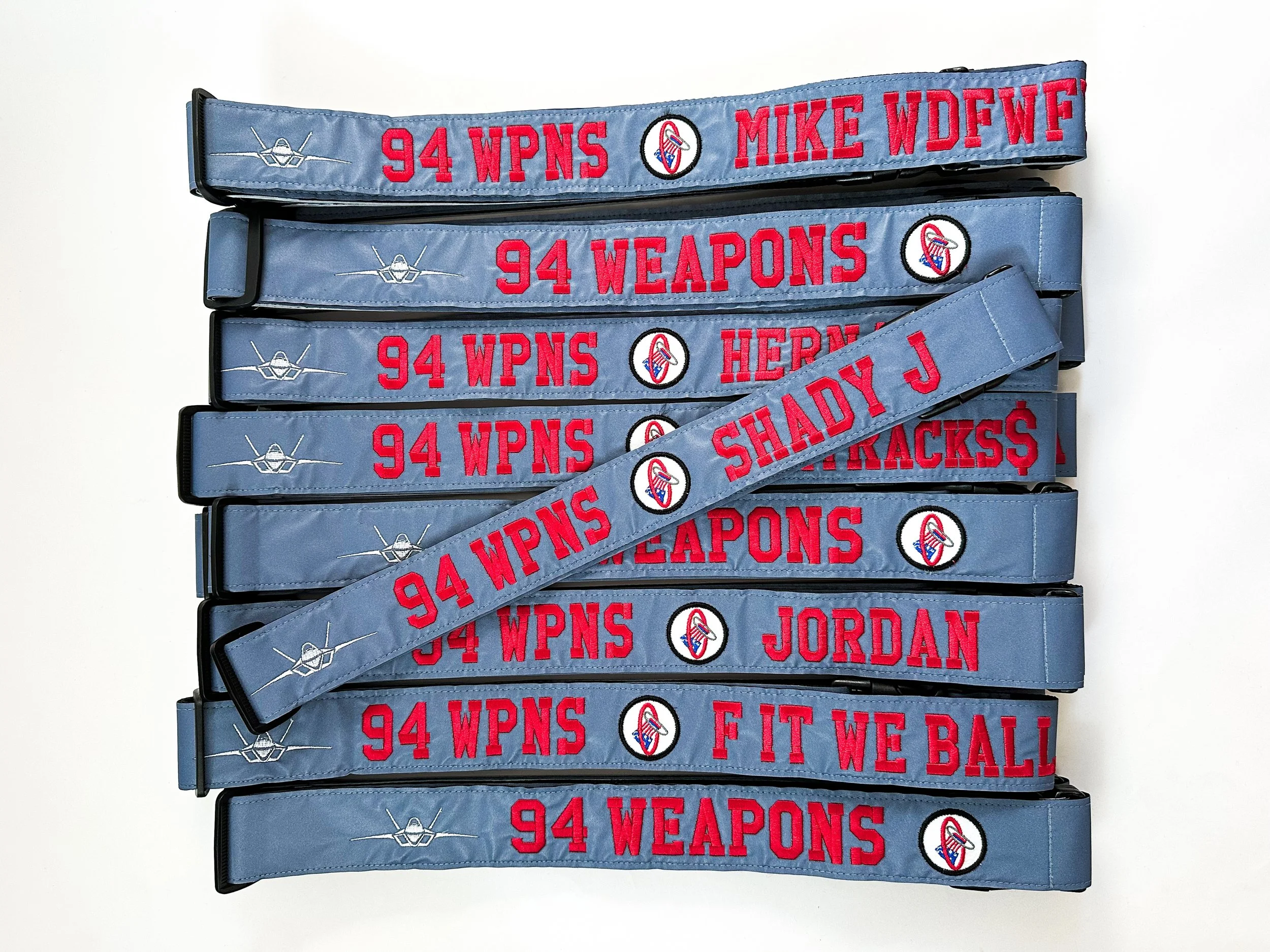 Custom Embroidery Reflective Belts