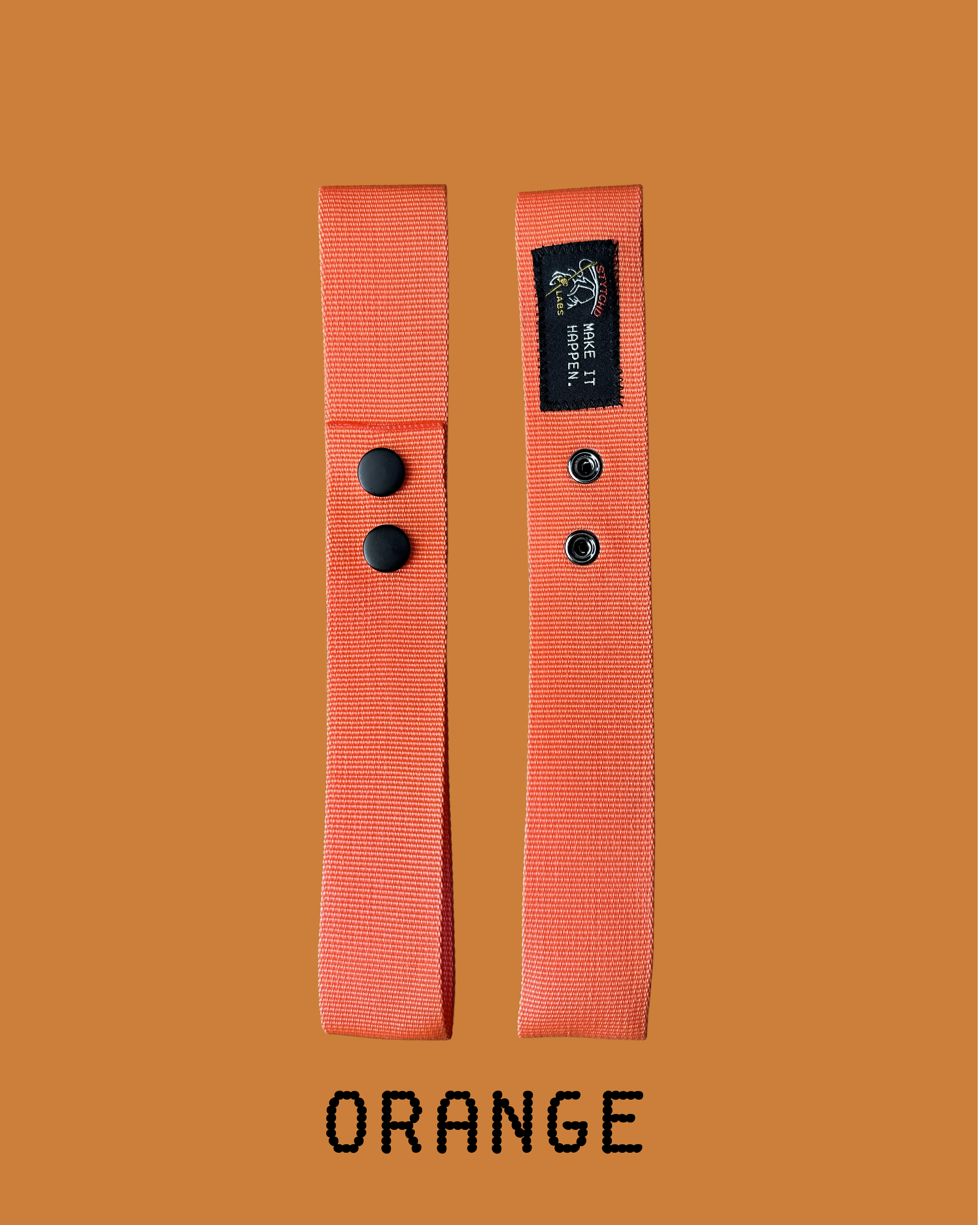 Orange Ear Protector Straps