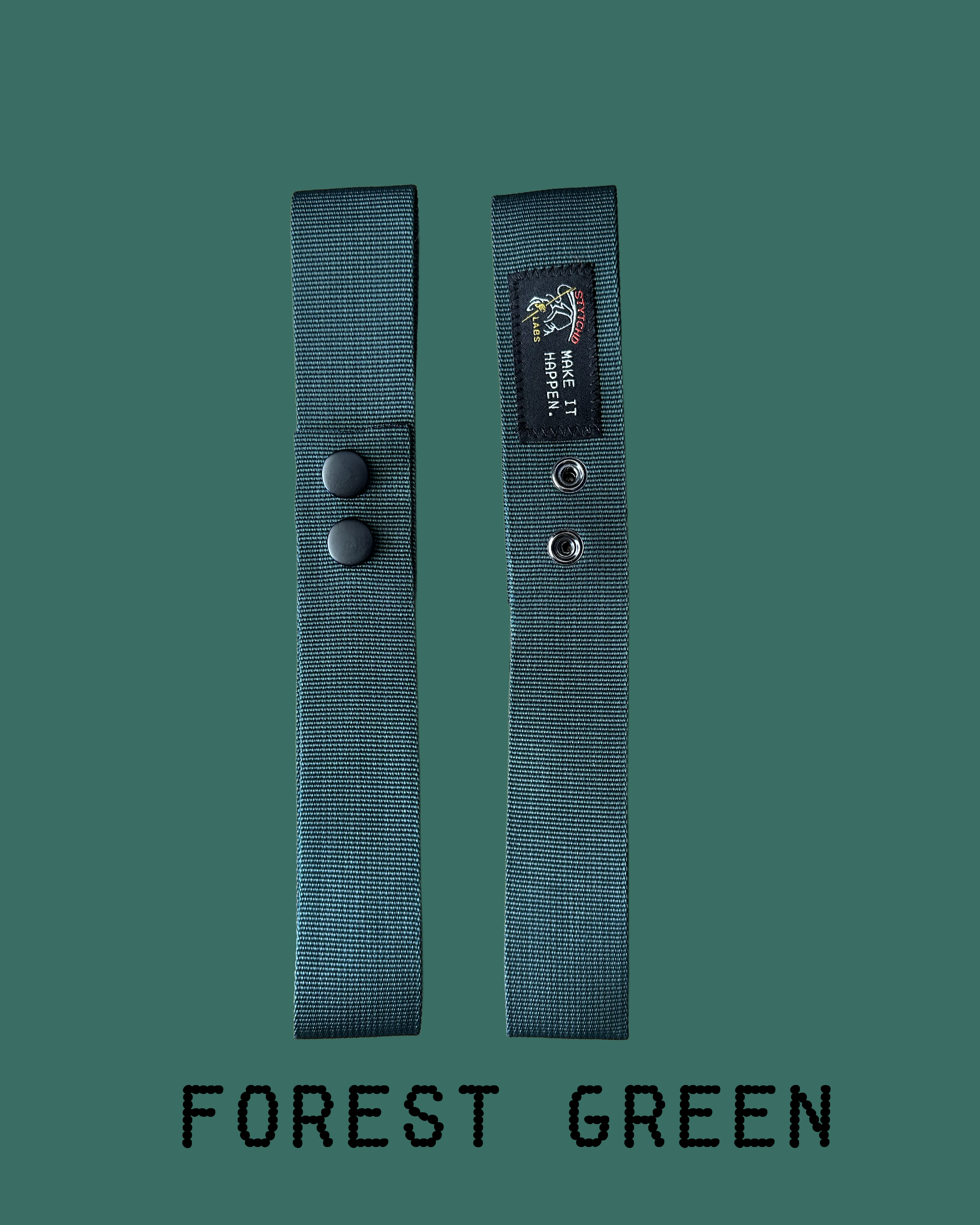 Forest Green Ear Protector Straps