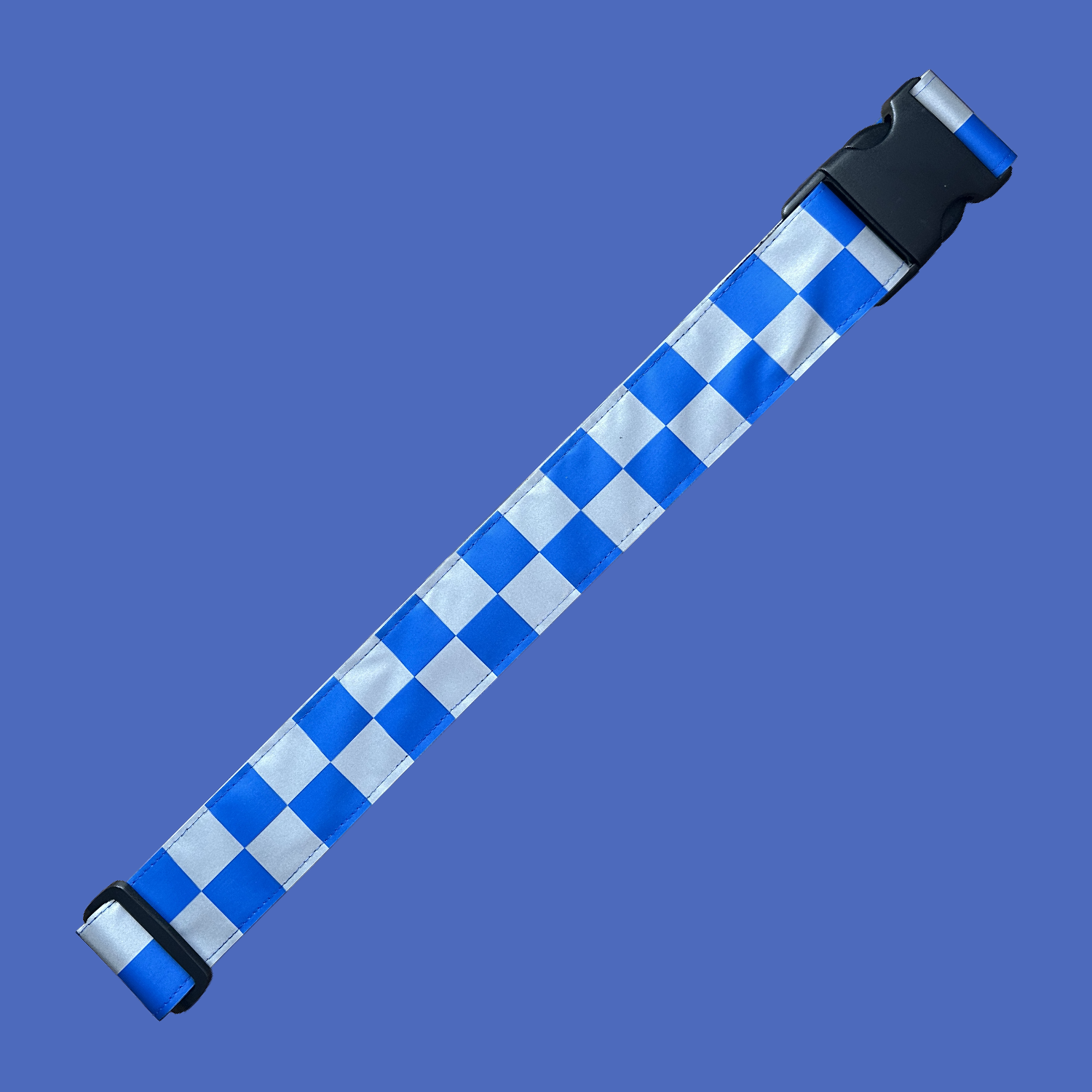 Premium Reflective Belts V1 Checker Blue
