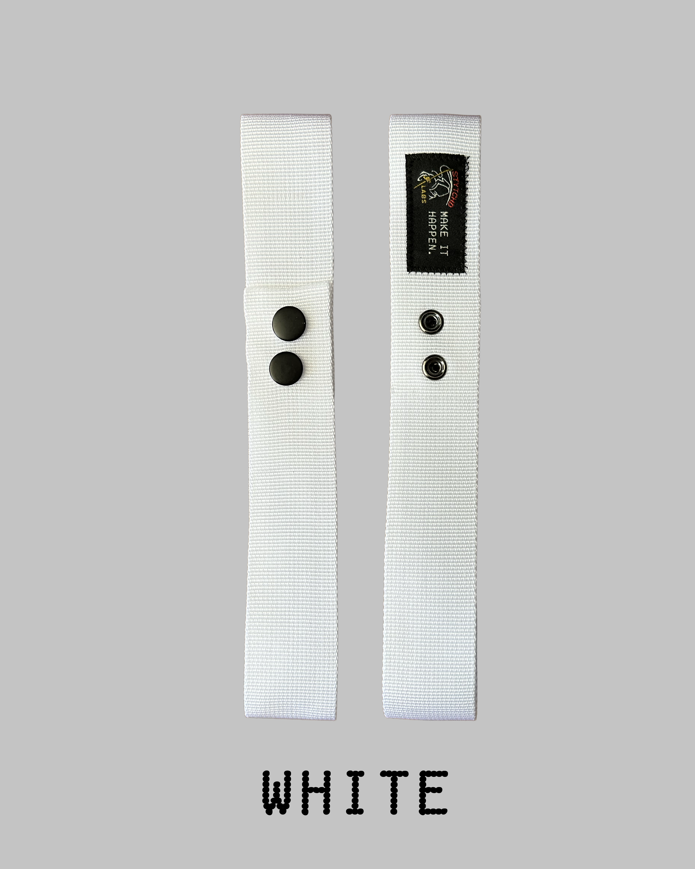 White Ear Protector Straps
