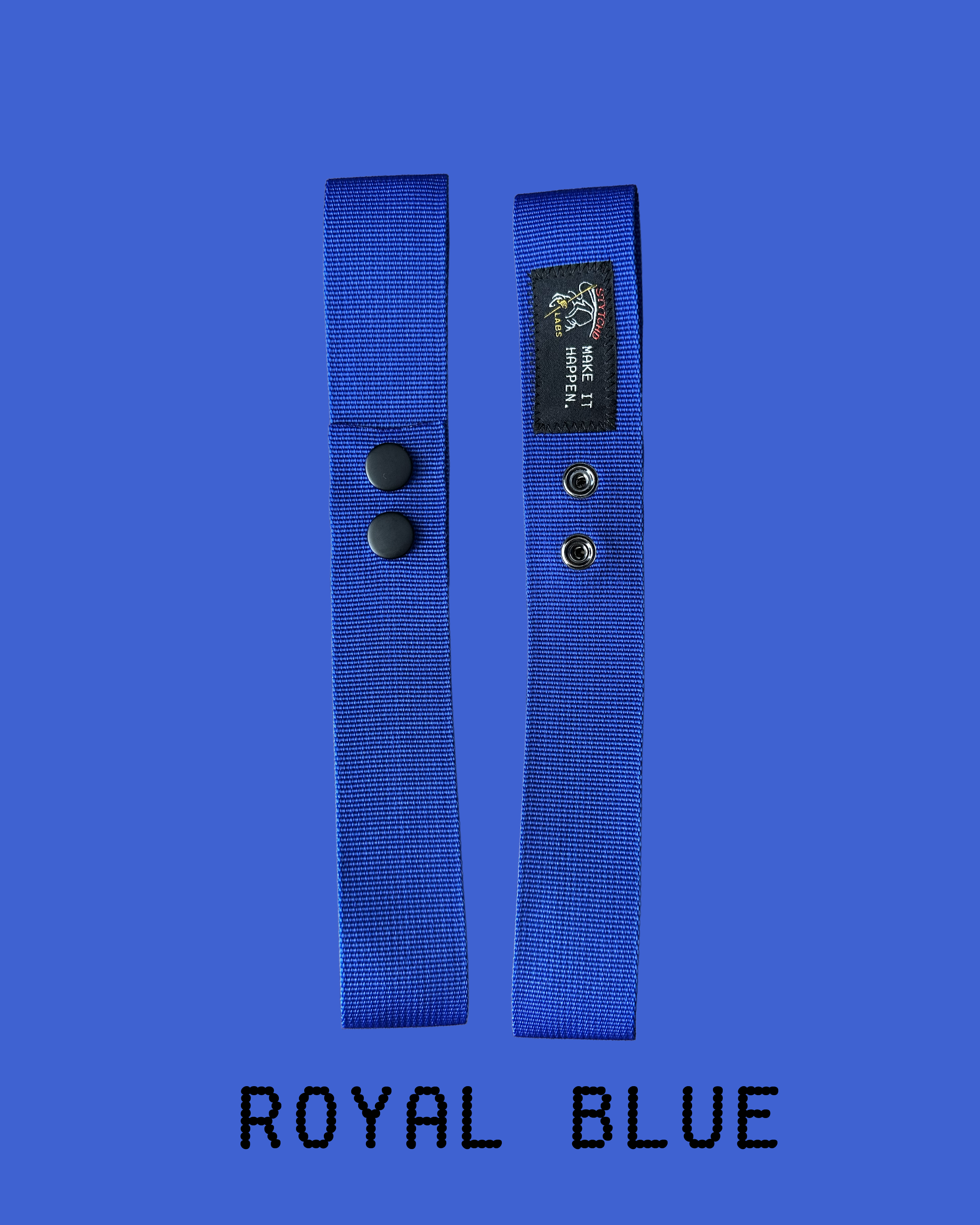 Royal Blue Ear Protector Straps