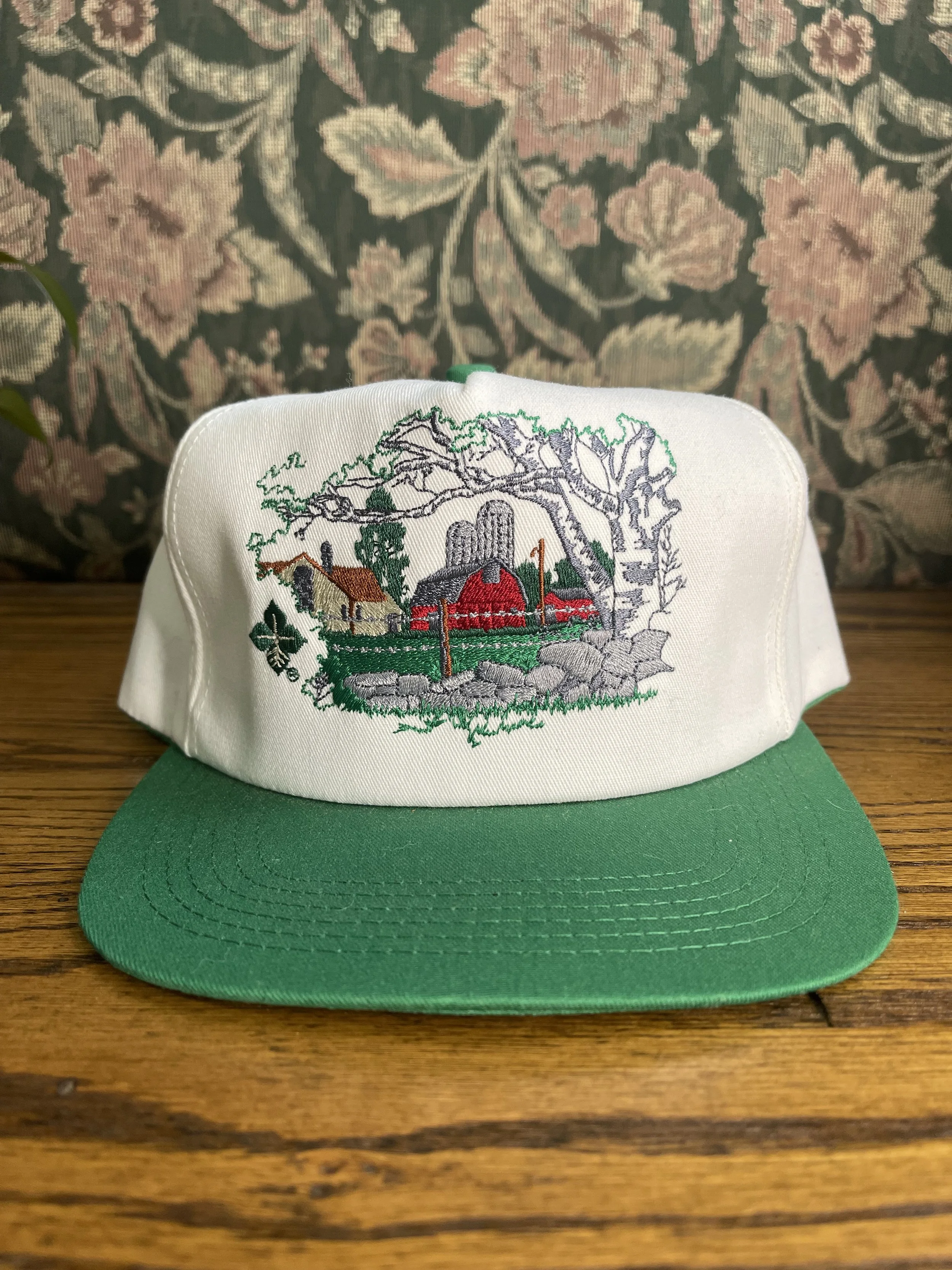 Vintage Trucker Cap - Farm Credit. Farm Scene (1990s)