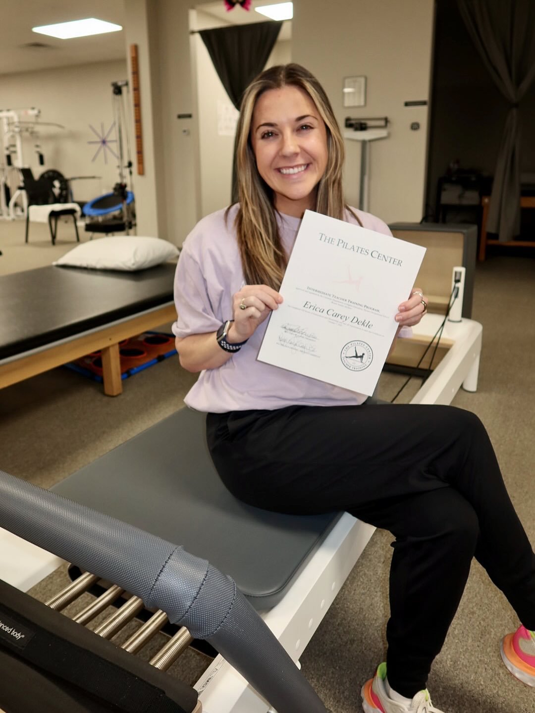 ✨ Big news I&rsquo;ve been waiting a long time to share&hellip; ✨

I officially completed my 500-hour Pilates certification through @thepilatescenter back in October right before moving from Atlanta. I am so thankful for a year and a half of learning