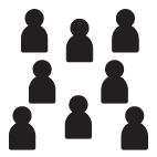 Reception / standing style capacity illustration