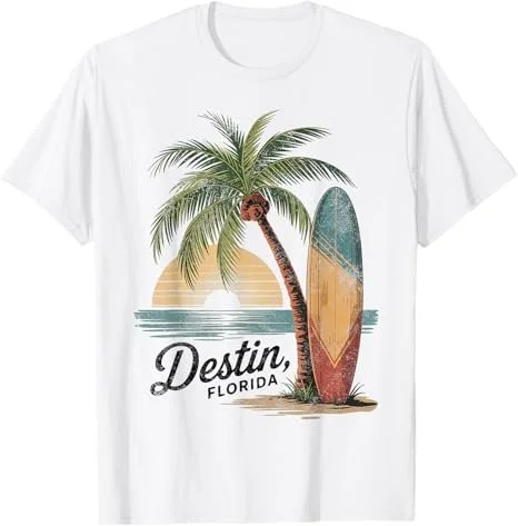 Palm and Board Paradise Destin Florida Souvenirs T-Shirt  https://www.amazon.com/dp/B0FBFKBSYV/?tag=everythi02ea3-20