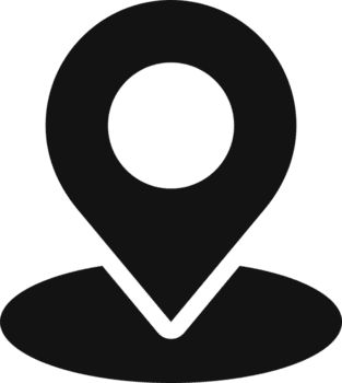 De afbeelding bevat een locatiepictogram zonder specifieke details.