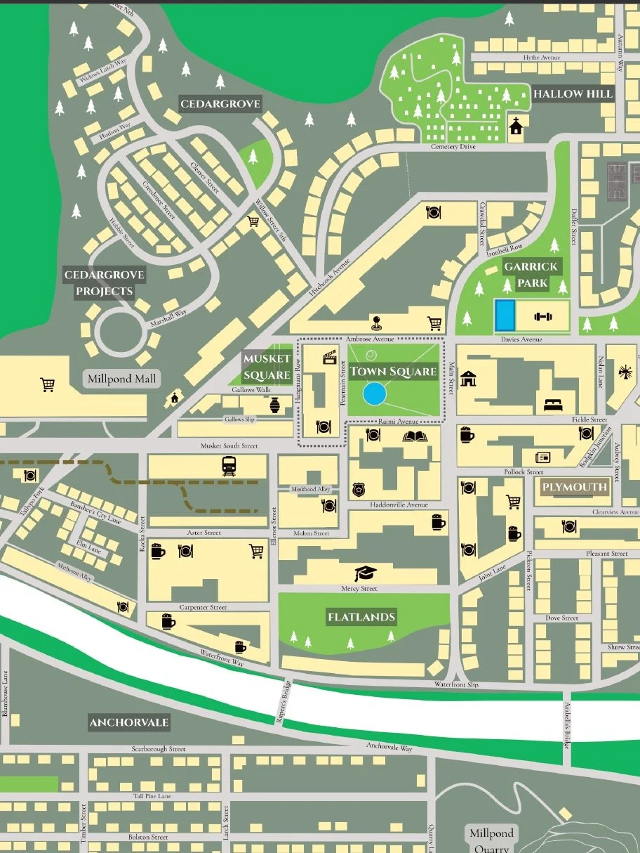 Millpond Map Segment