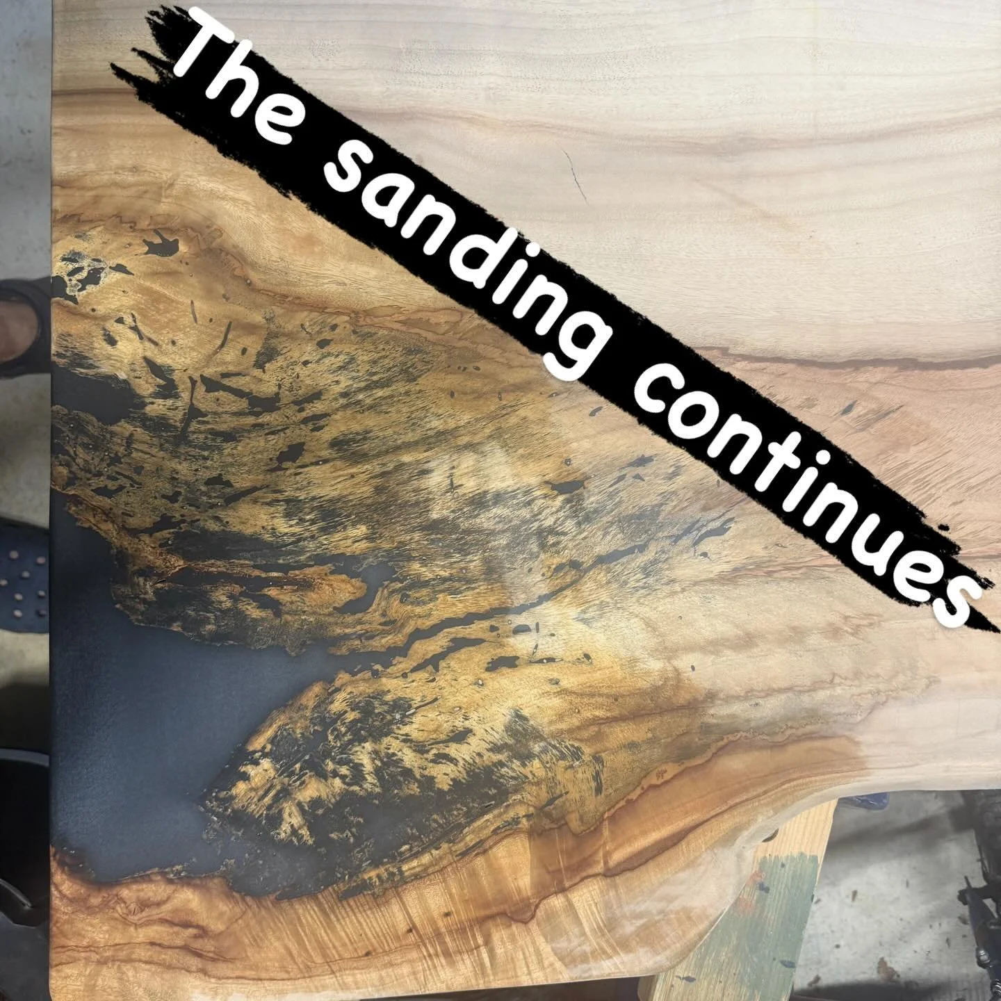 Feels like I&rsquo;m forever sanding. But improving every time I do it.