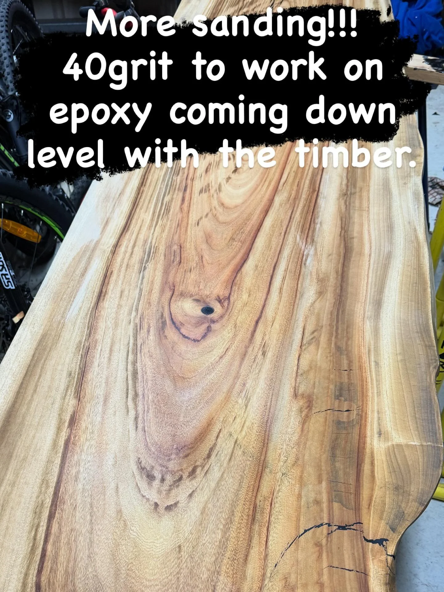 More sanding for something different. Slow steady progress is the aim.