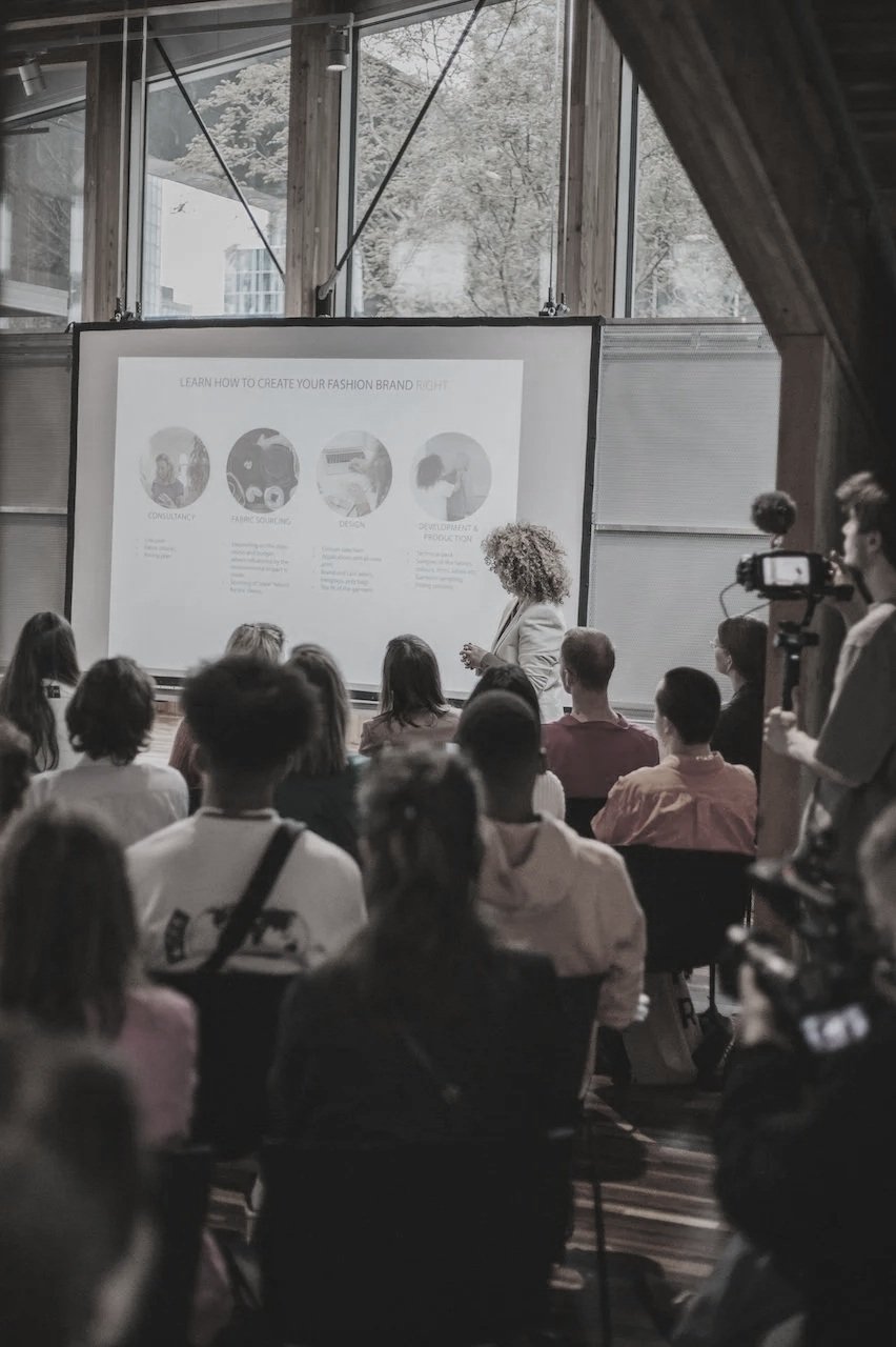 Fashion education program session connecting concept development with production, supply-chain insight and value creation