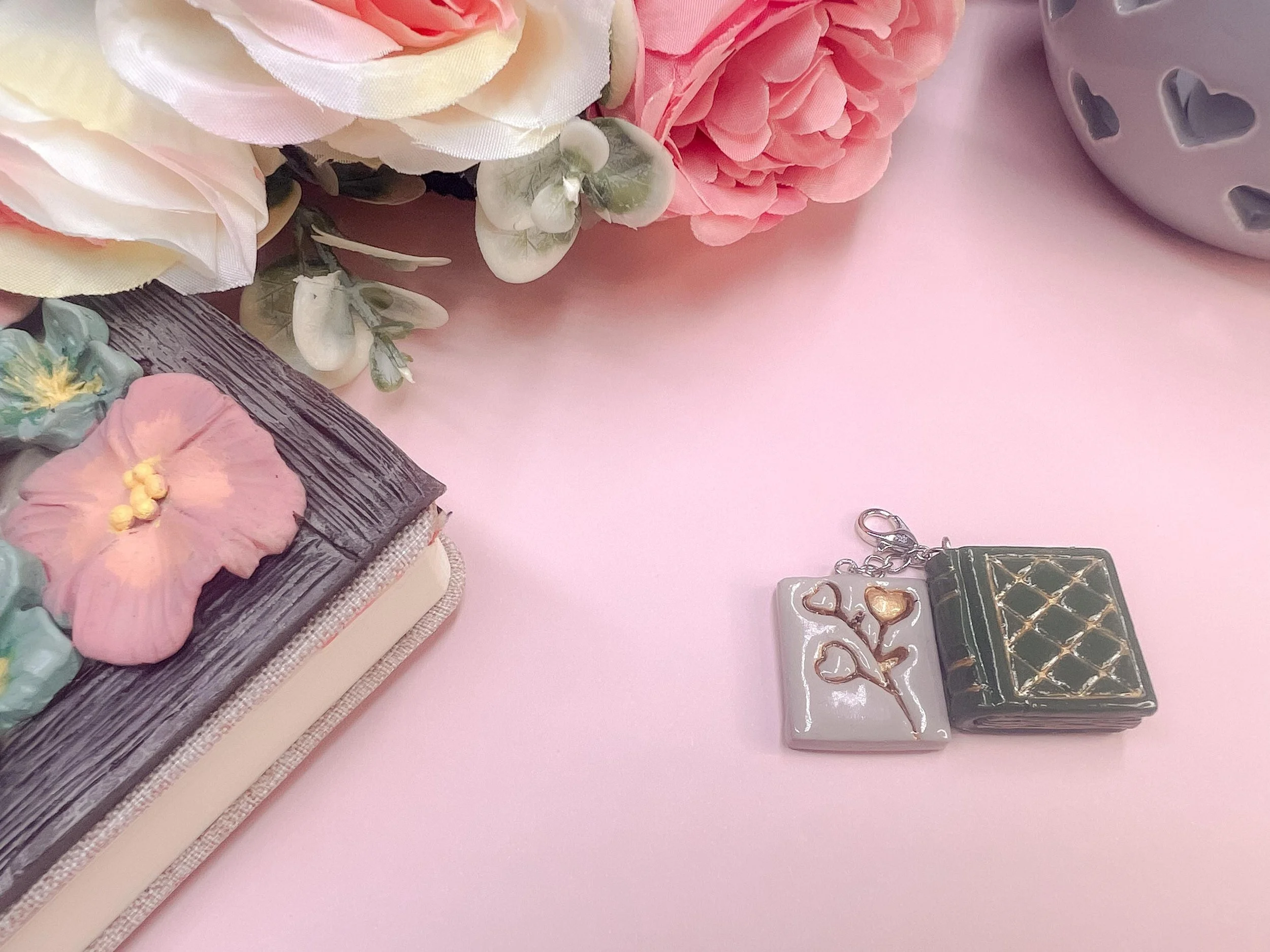 Book Lover Journal Charm