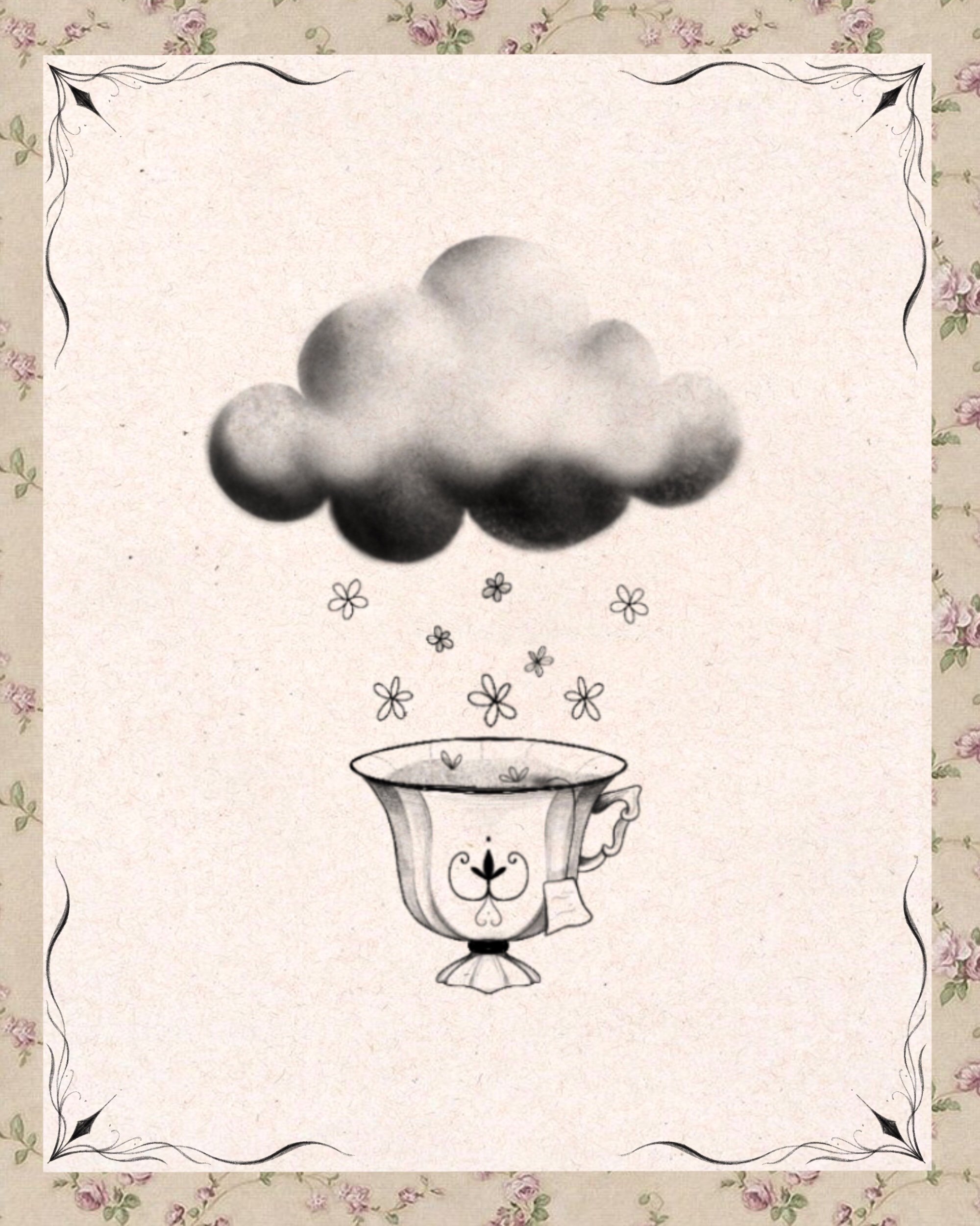 Rain of little flowers