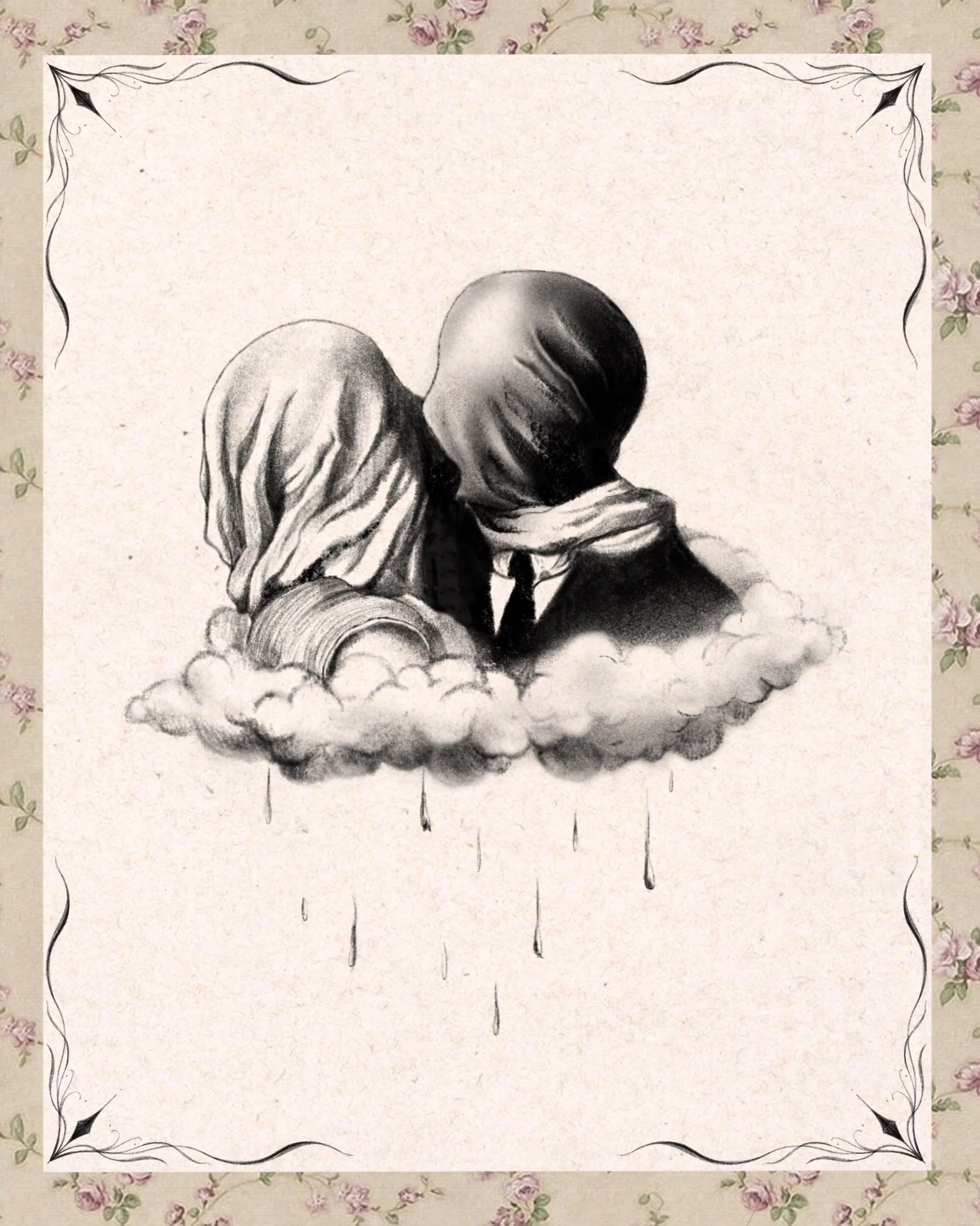 The Lovers on the clouds