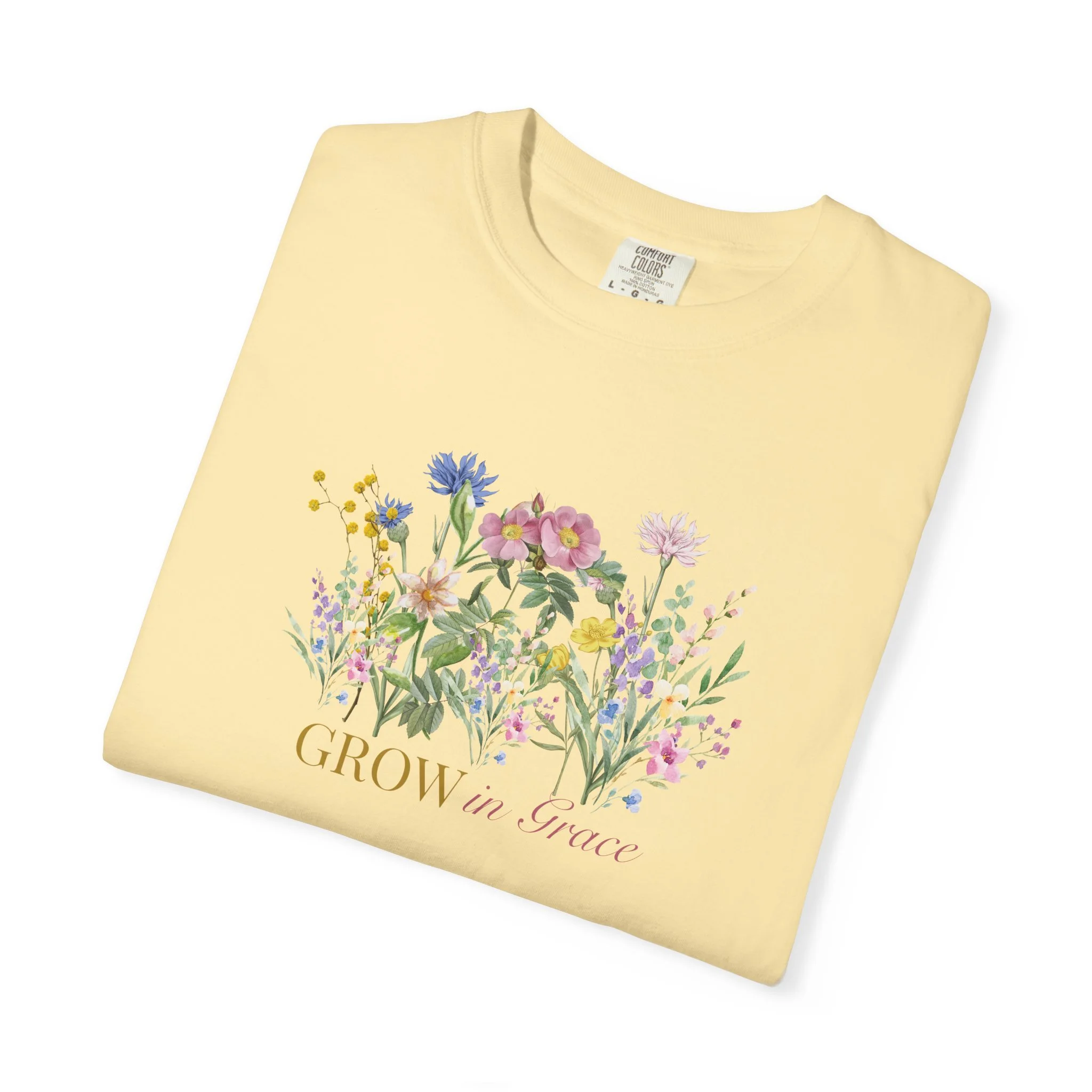 Floral "Grow In GRACE" T‑Shirt