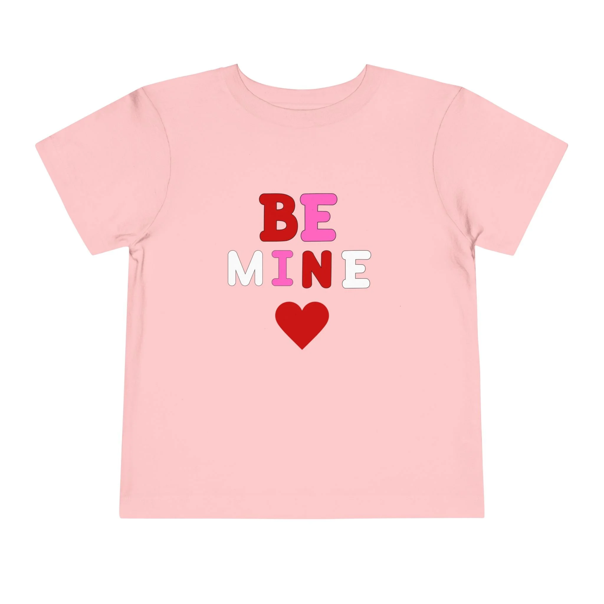 Be Mine Toddler Tee — Valentine’s Day Heart Graphic Shirt