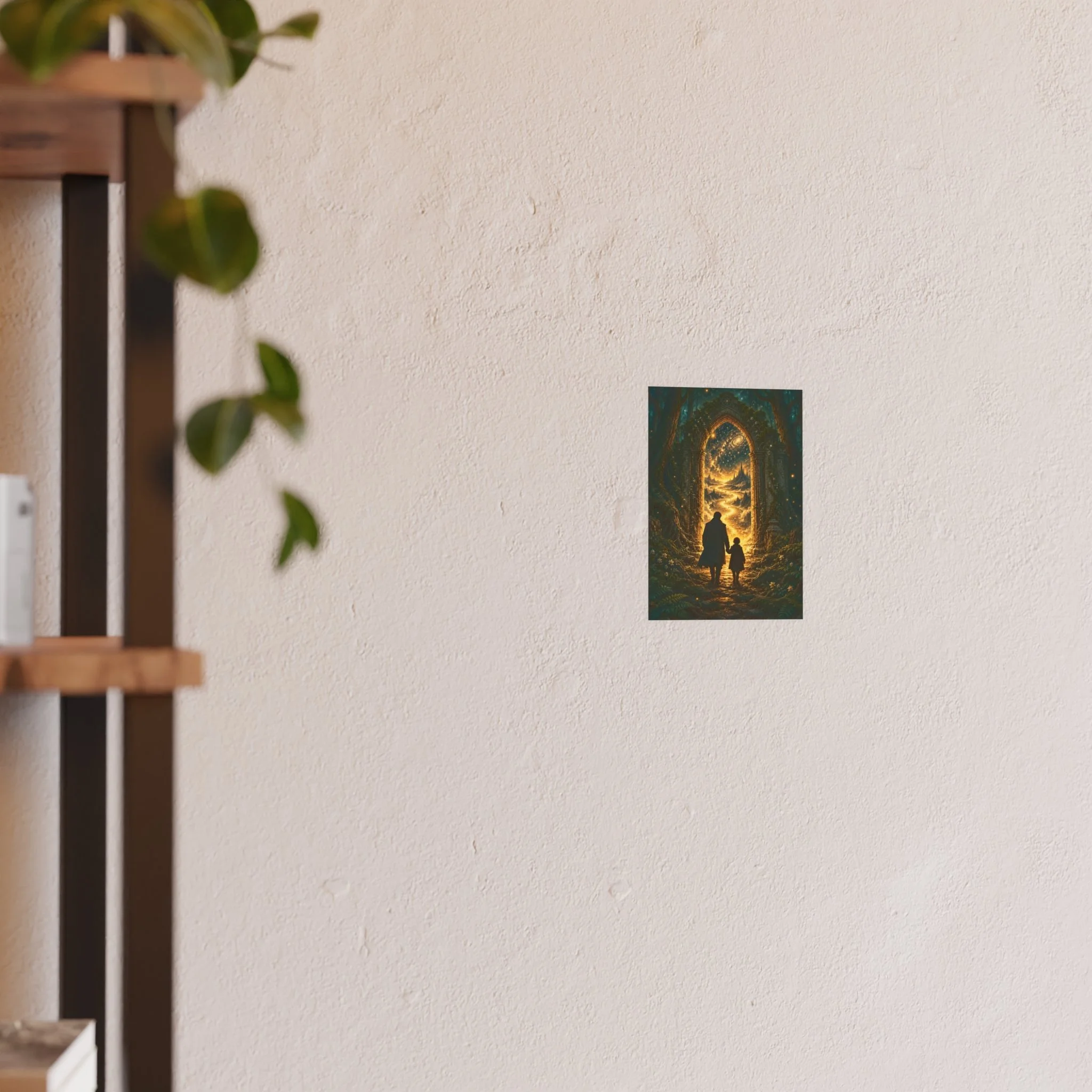 Pandora’s Child Star River 5 × 7 portrait art print; product view 3.