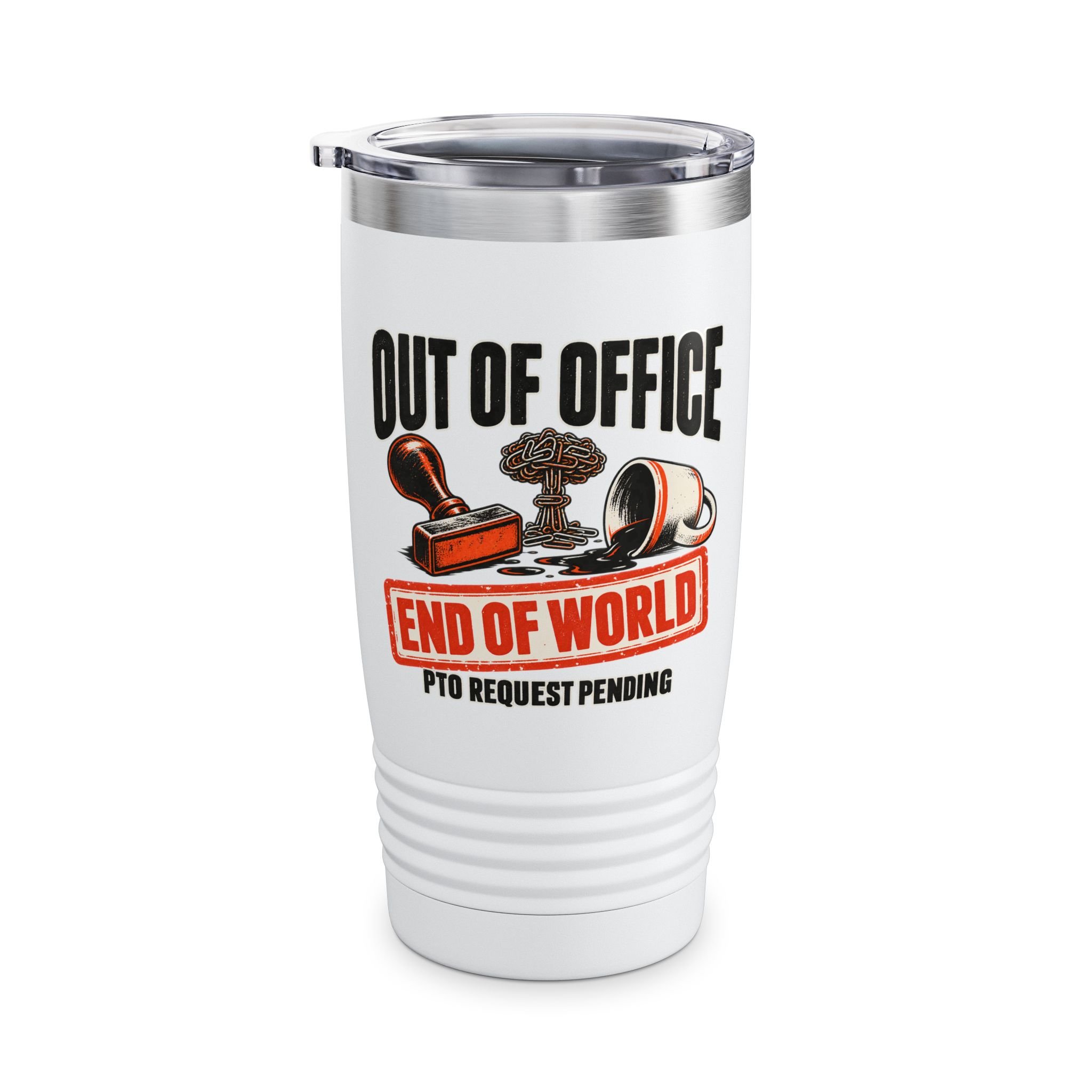 Out of Office, End of World — 20 oz Insulated Tumbler