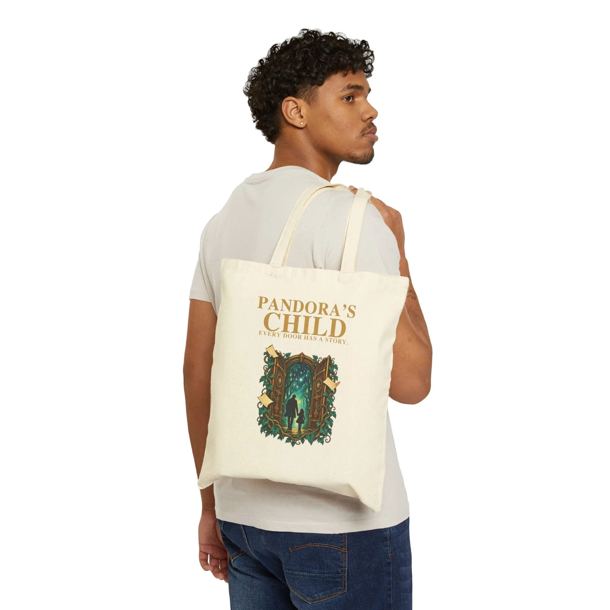 Pandora’s Child — Every Door Reader Tote — product mockup, view 3.