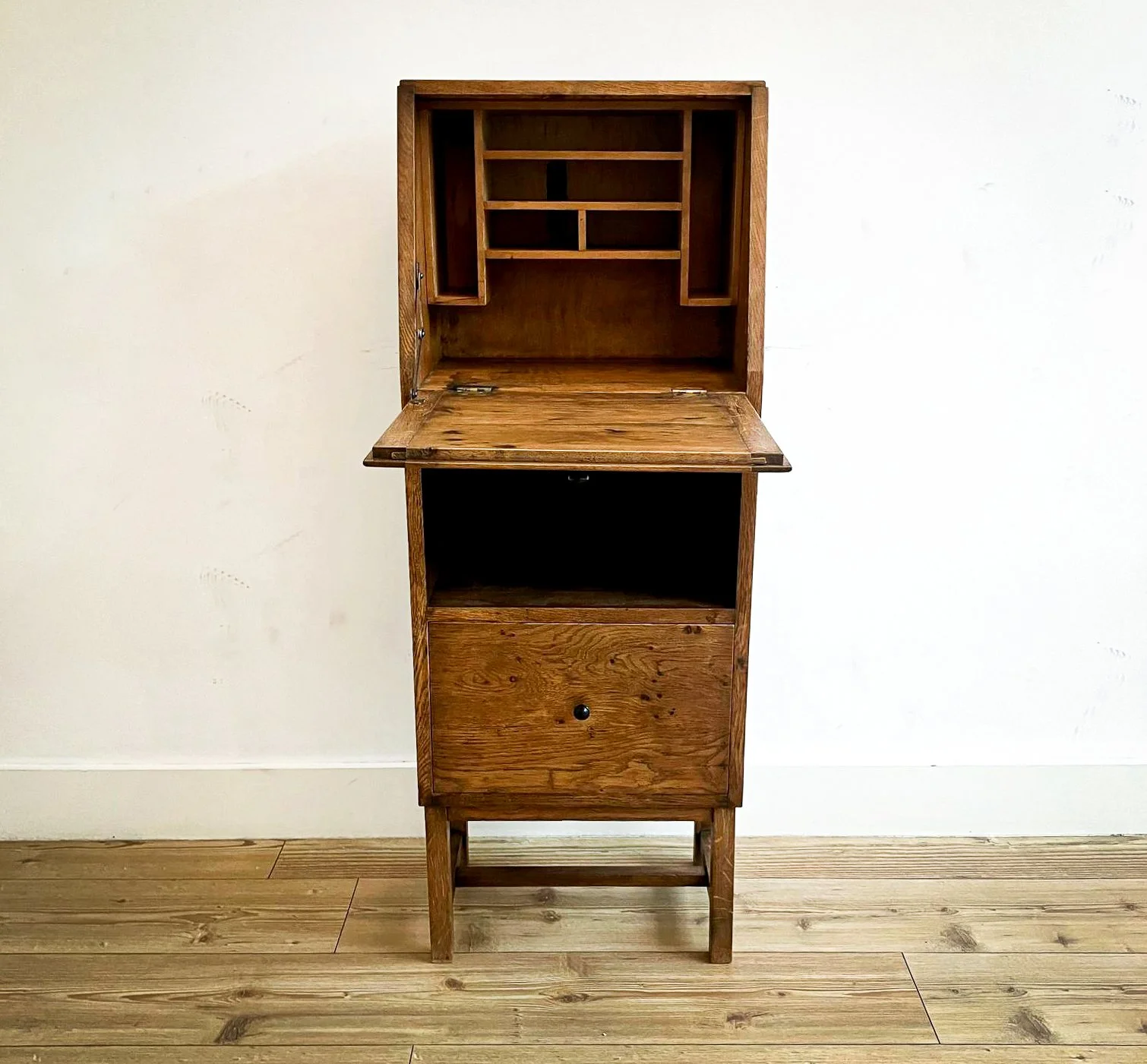 Edwardian Oak Bureau