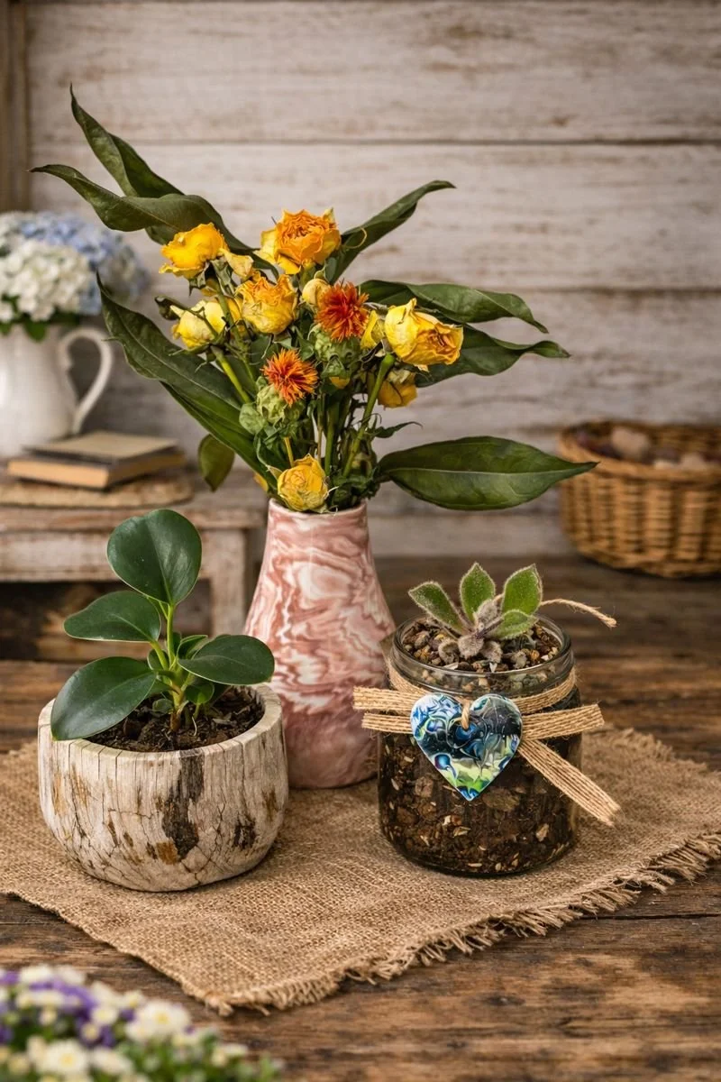 🌿 Handmade Succulent Planters – One of a Kind