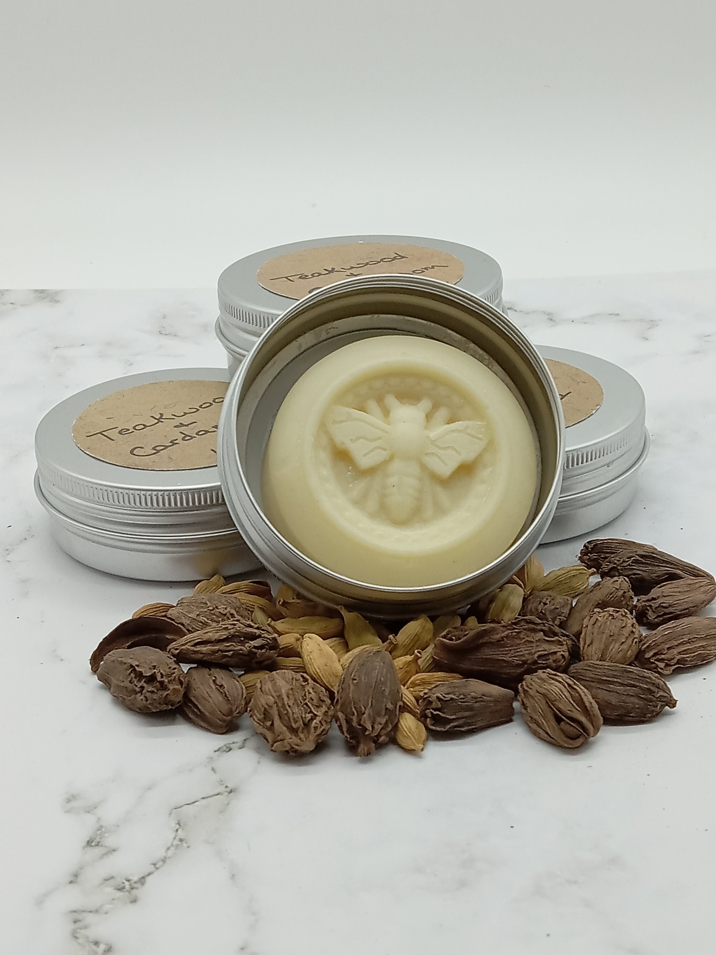 Teakwood and Cardamom Lotion bar