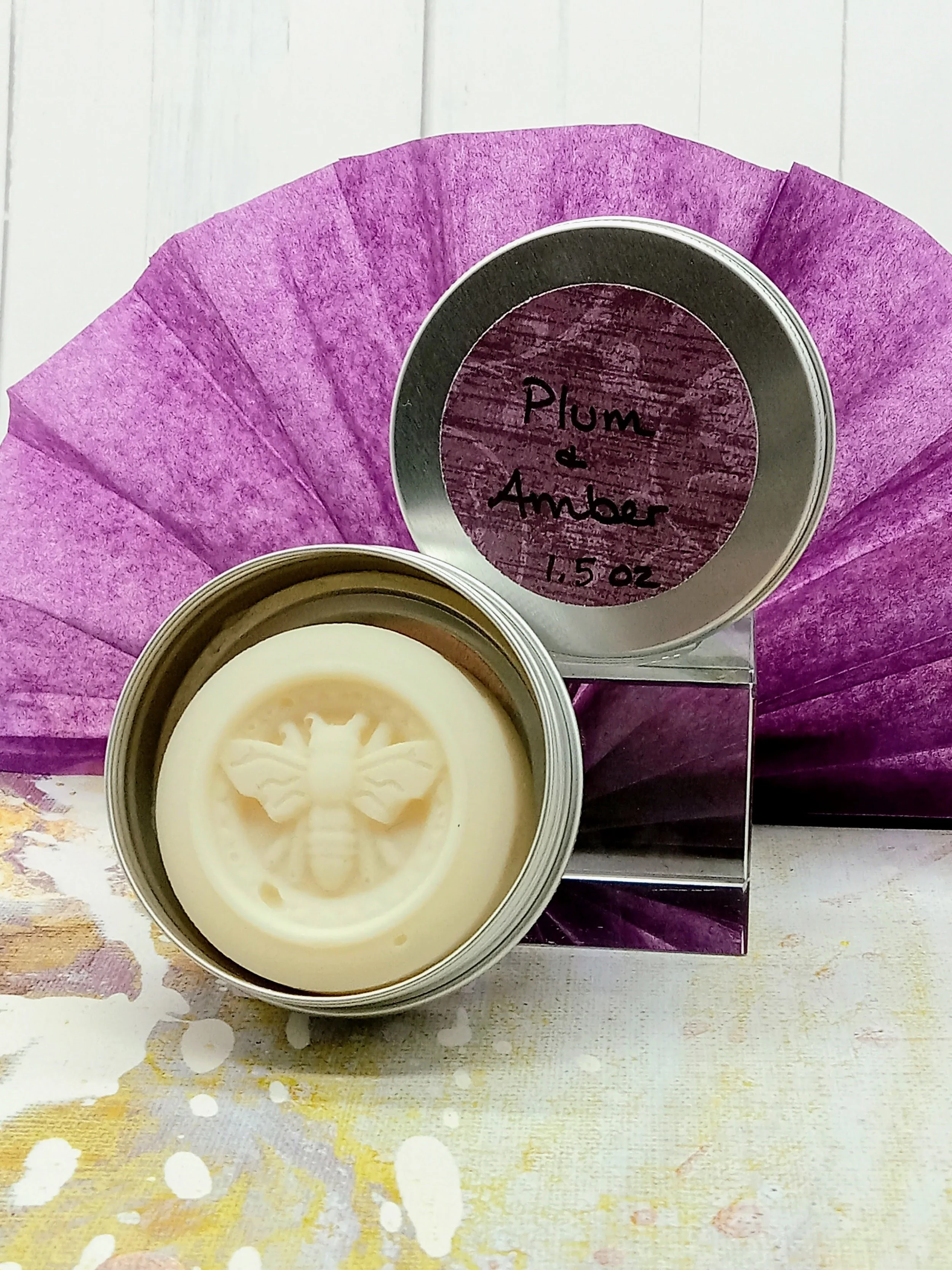 Plum Amber Lotion Bar