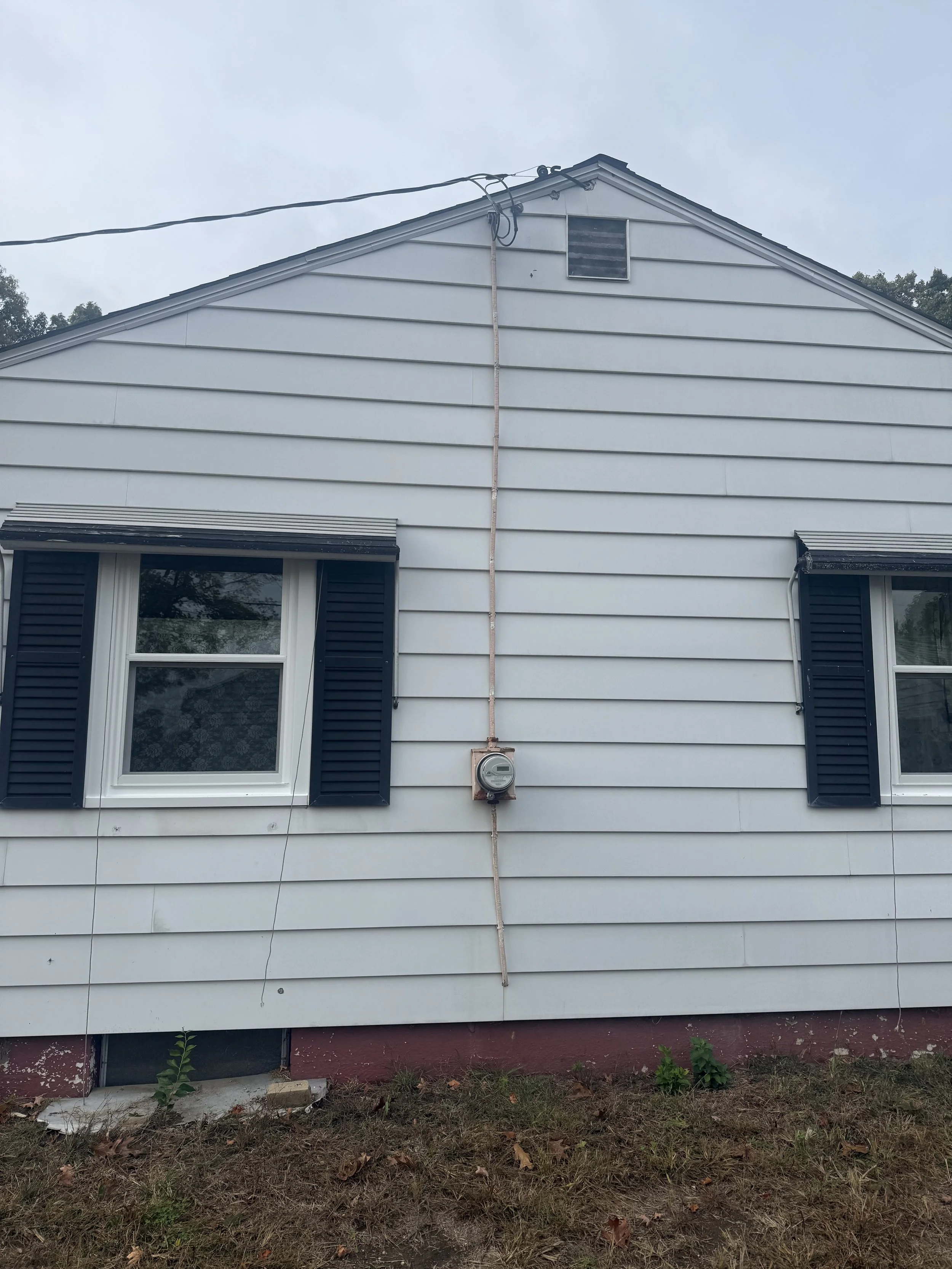 Before: 100 AMP Service Entrance Meter Socket Upgrade