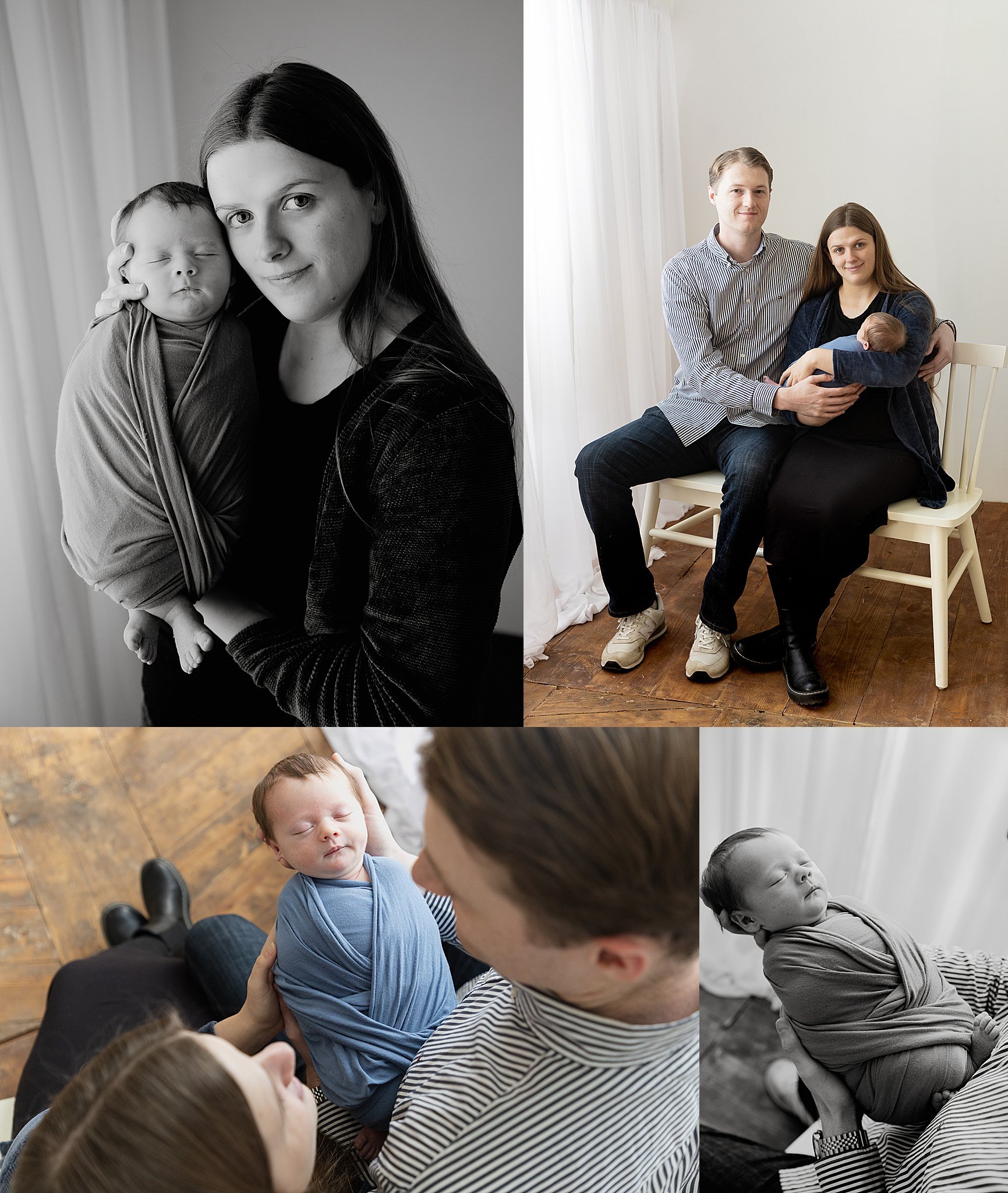 These parents drove almost an hour to the studio!!! I'm so thankful to photograph every baby but it makes me extra thankful when clients drive to see me with a new baby. 💕💙 
&bull;
&bull;
#newbornsession #newbornphotography #kcmo #kansascity #photo